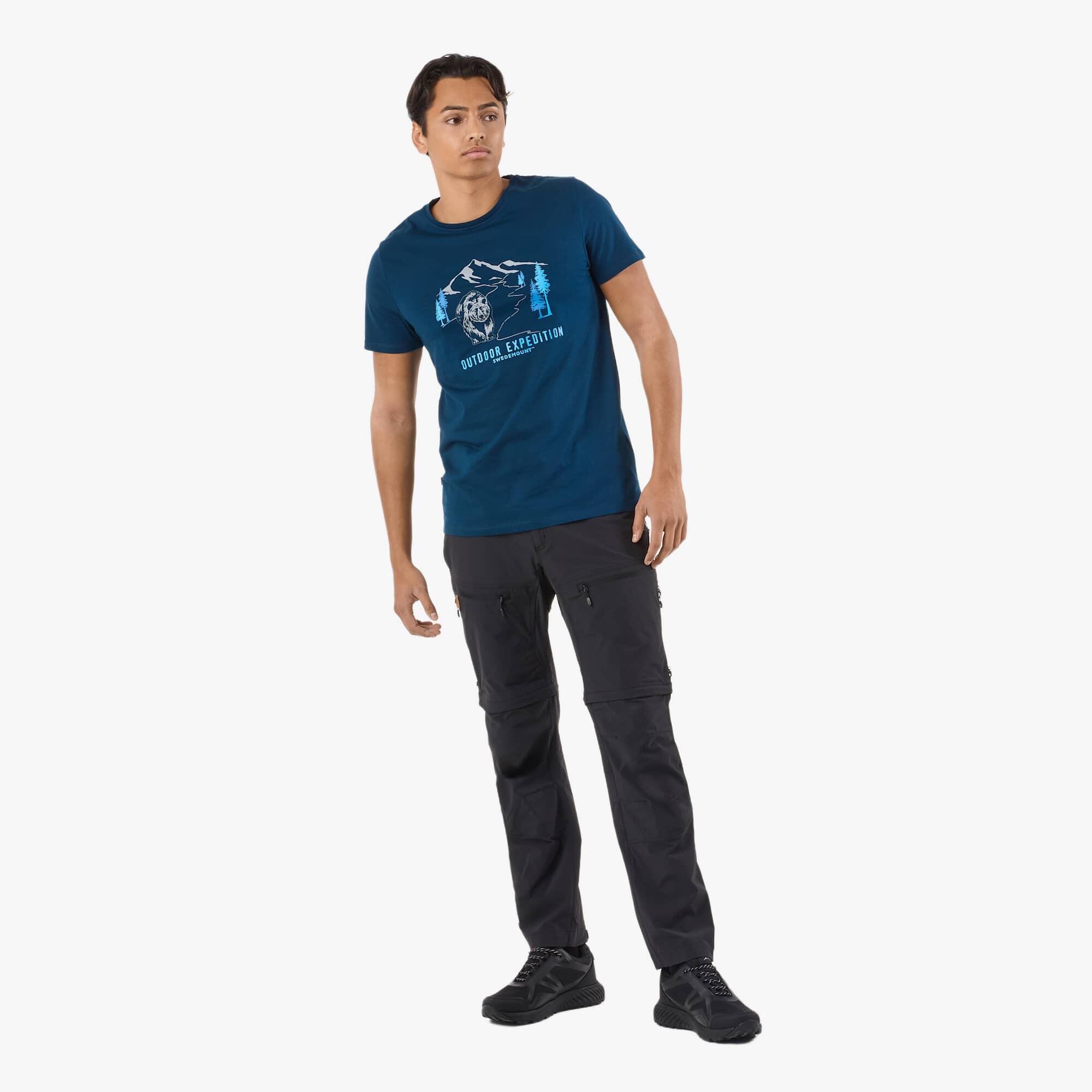 Heren sport korte_mouw_t_shirt Forest Tee 3/6