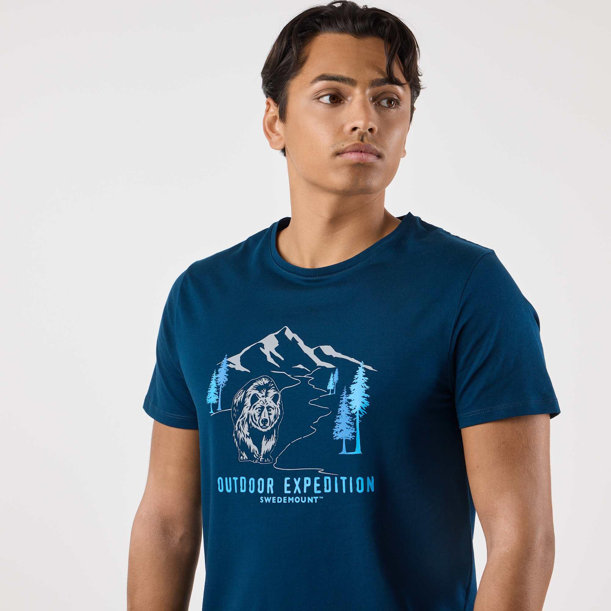 Heren sport korte_mouw_t_shirt Forest Tee 5/6