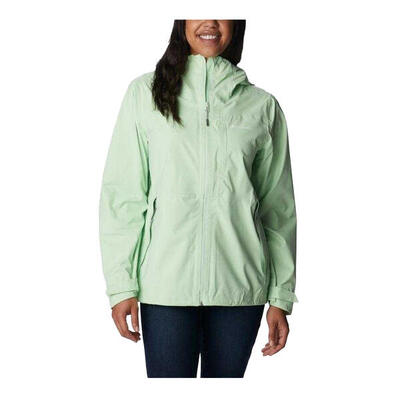 Giacca A Vento AmpliDry Impermeabile Donna Columbia Verde