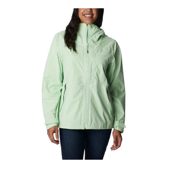 Giacca A Vento AmpliDry Impermeabile Donna Columbia Verde