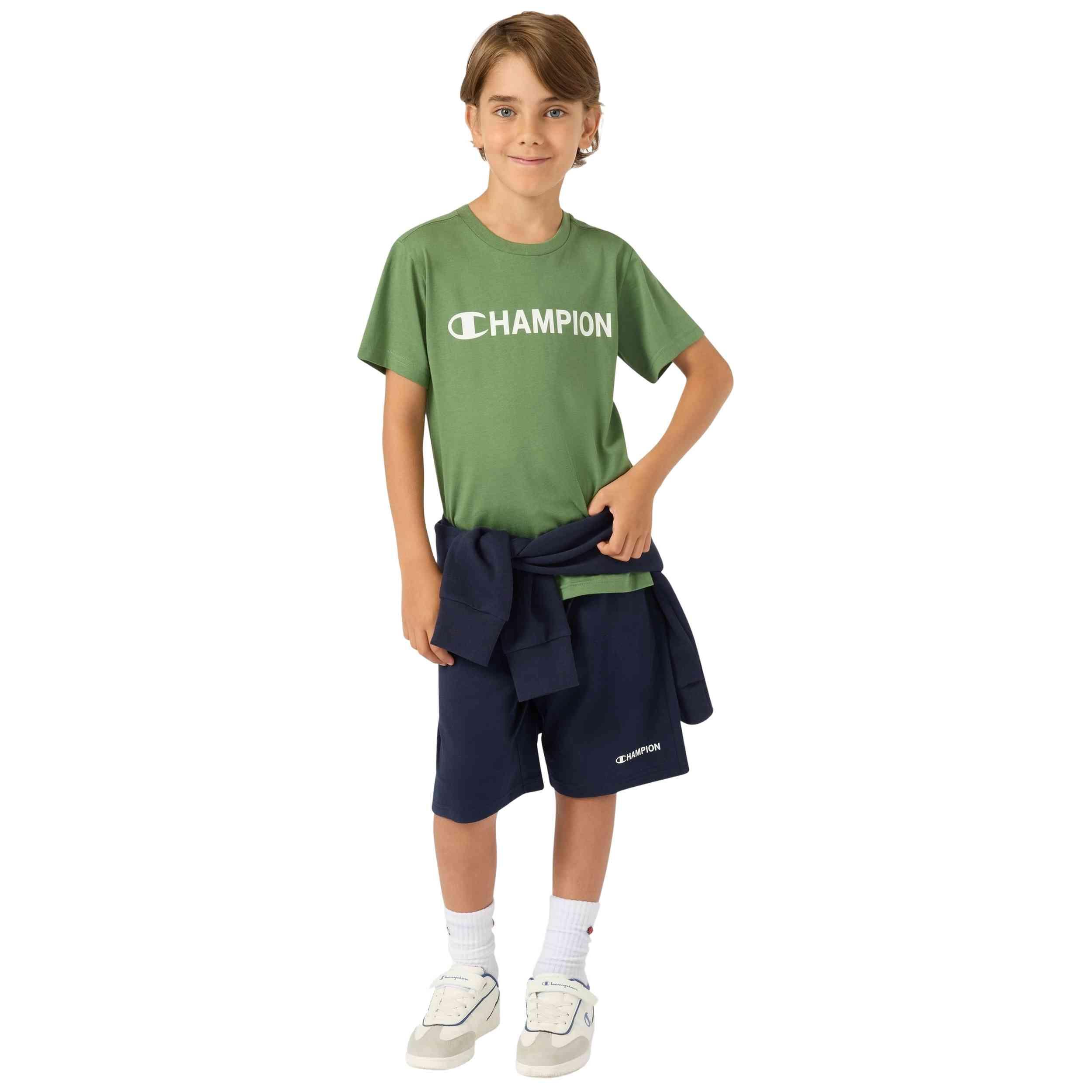T-shirt Champion modèle 307259-GS149 pour enfants 2/5