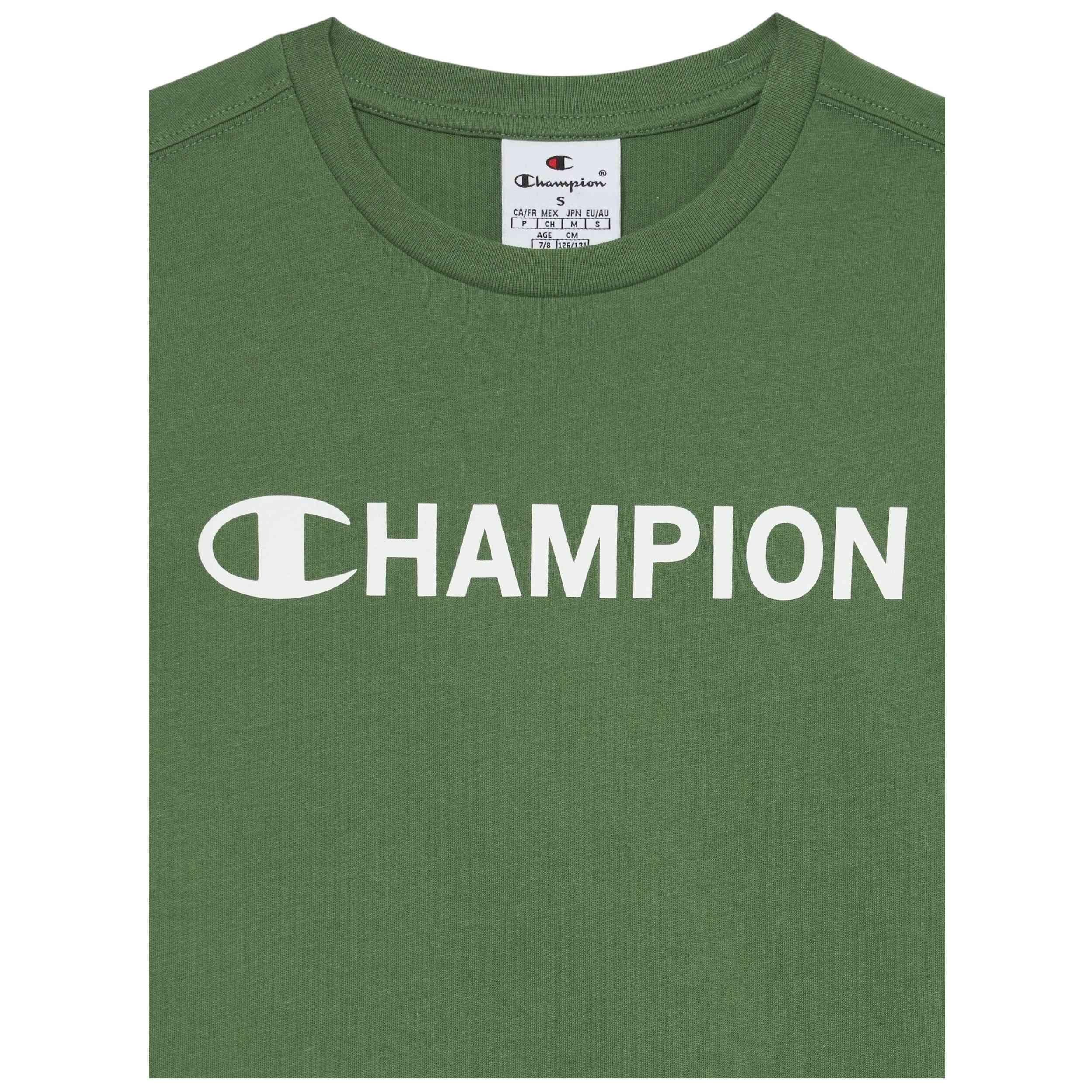 T-shirt Champion modèle 307259-GS149 pour enfants 5/5