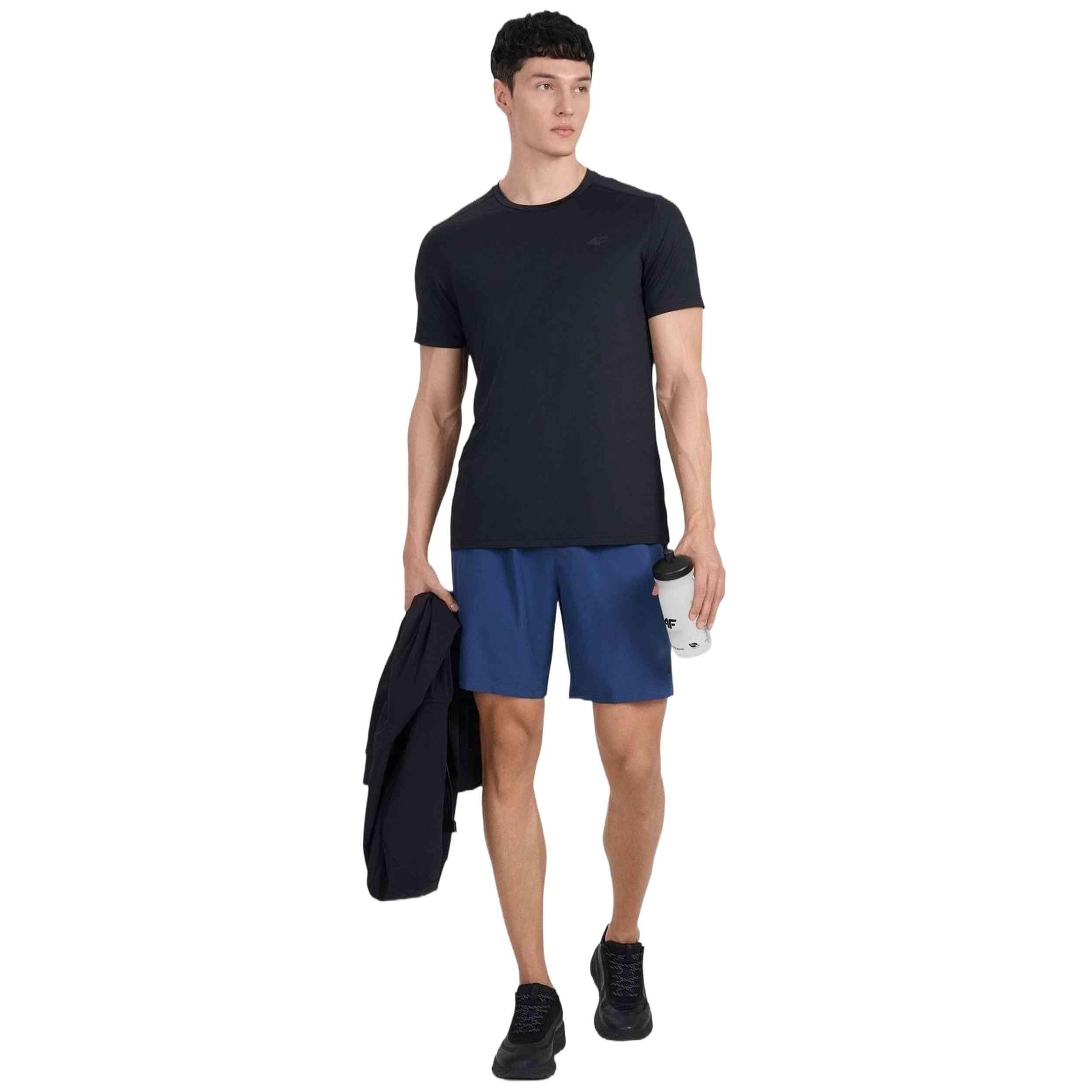 Maglia a maniche corte 4f modello M1830-NEGRO per uomini 2/4