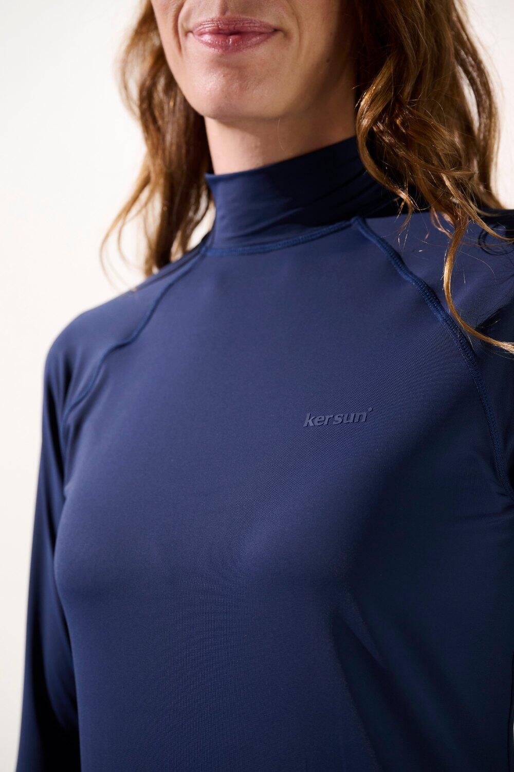 T-shirt de bain anti-UV Femme Bleu, Malibu, UPF 50+ 5/6