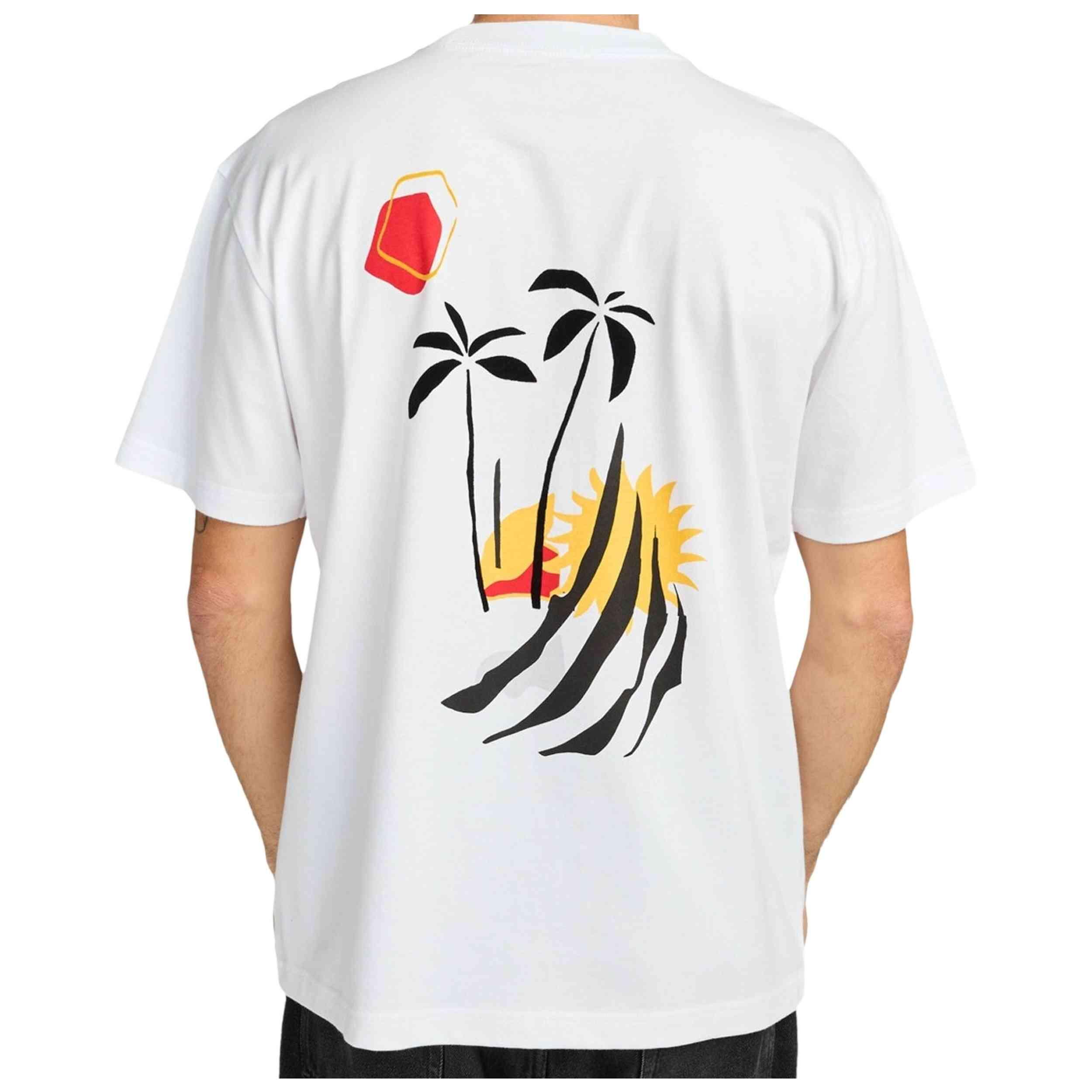 T-shirt Rvca modelo EVYZT00287-WHT para homem 2/5