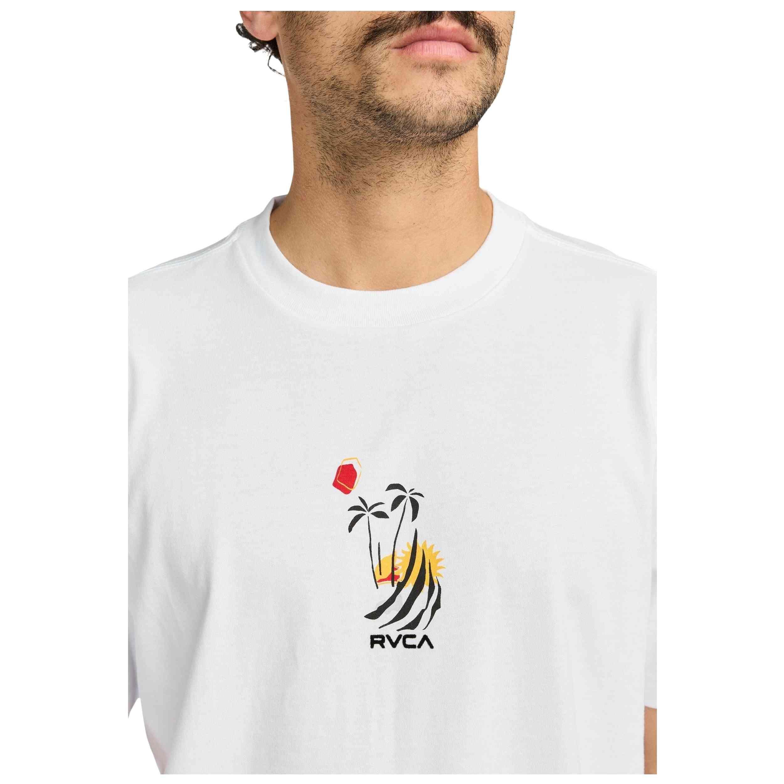 T-shirt Rvca modelo EVYZT00287-WHT para homem 5/5