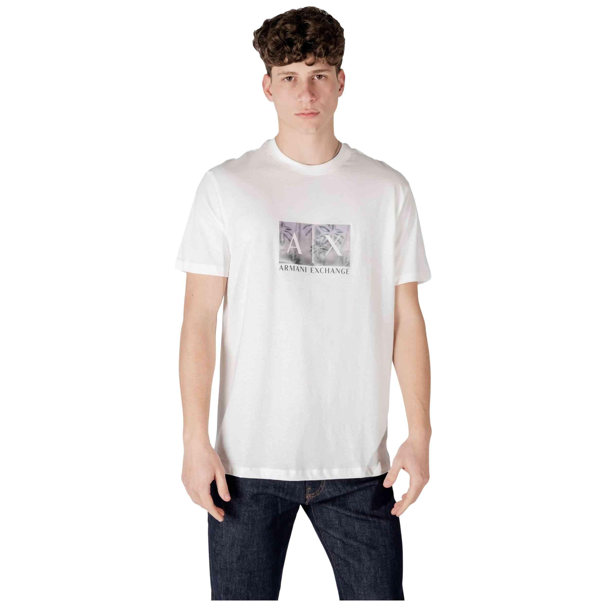 Armani Exchange T-Shirt Modelo 040303200005 Para Homem Branco da Decathlon