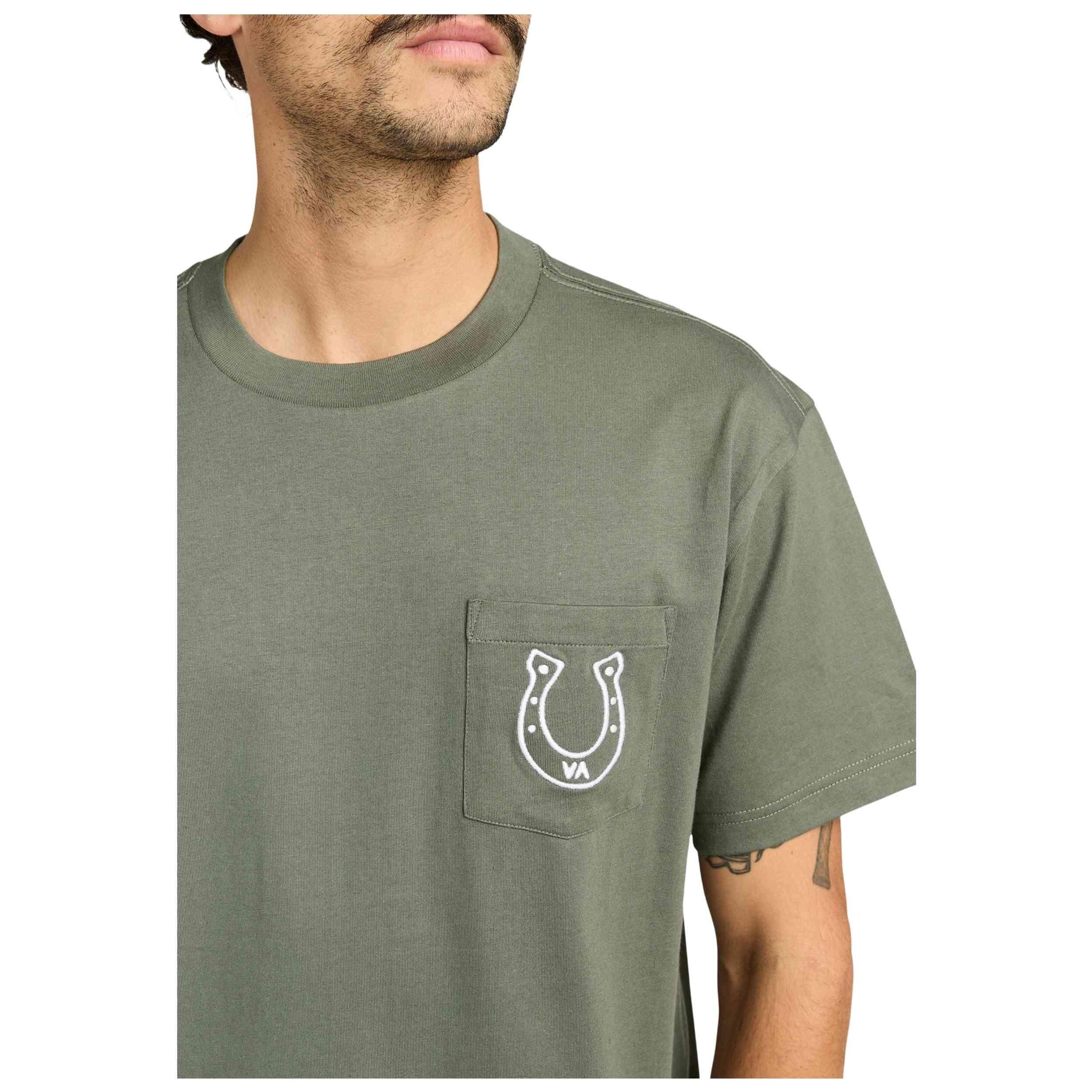 T-shirt Rvca modelo EVYZT00274-SLE para homem 5/5