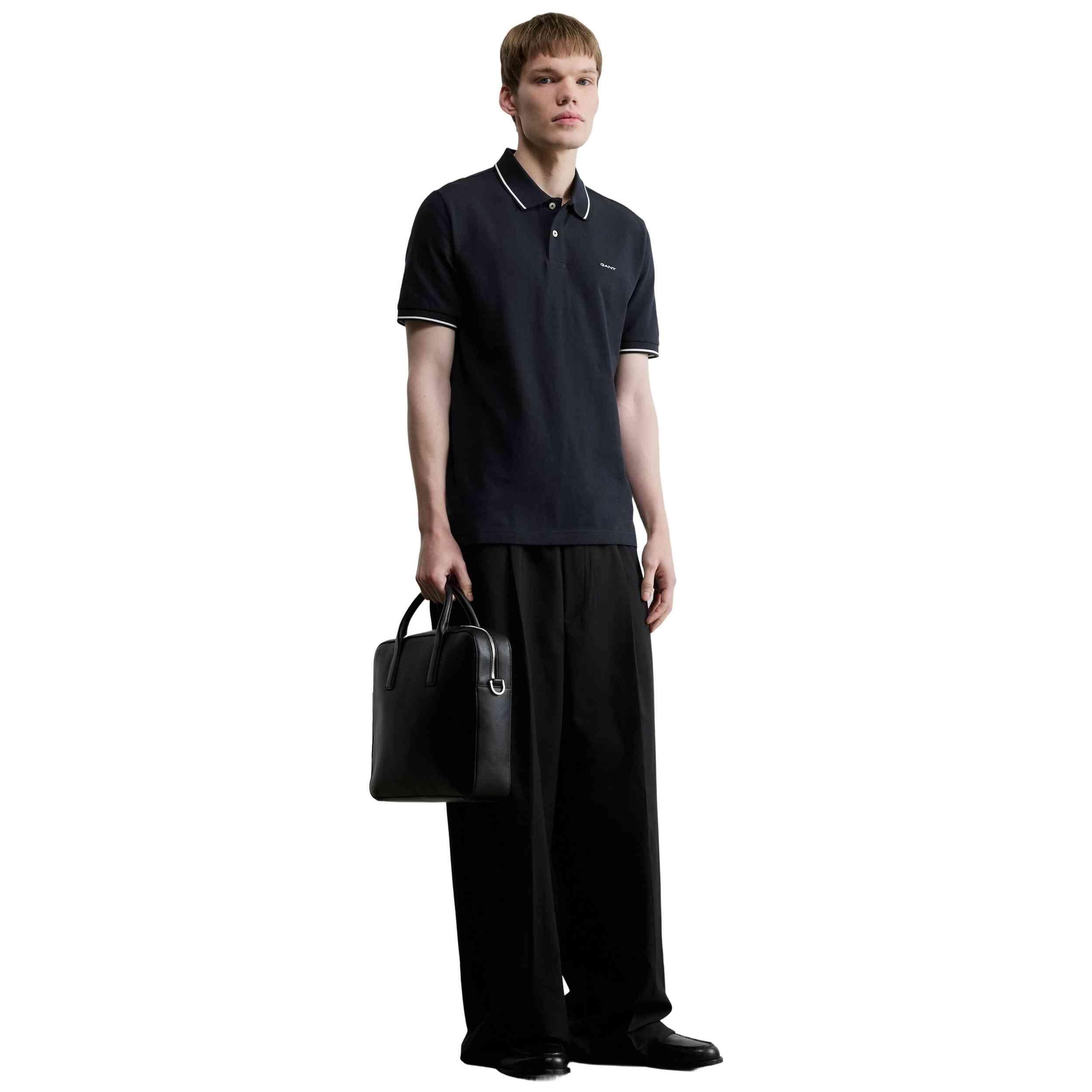 Korte mouw poloshirt Gant model 742403200003 voor mannen 3/5