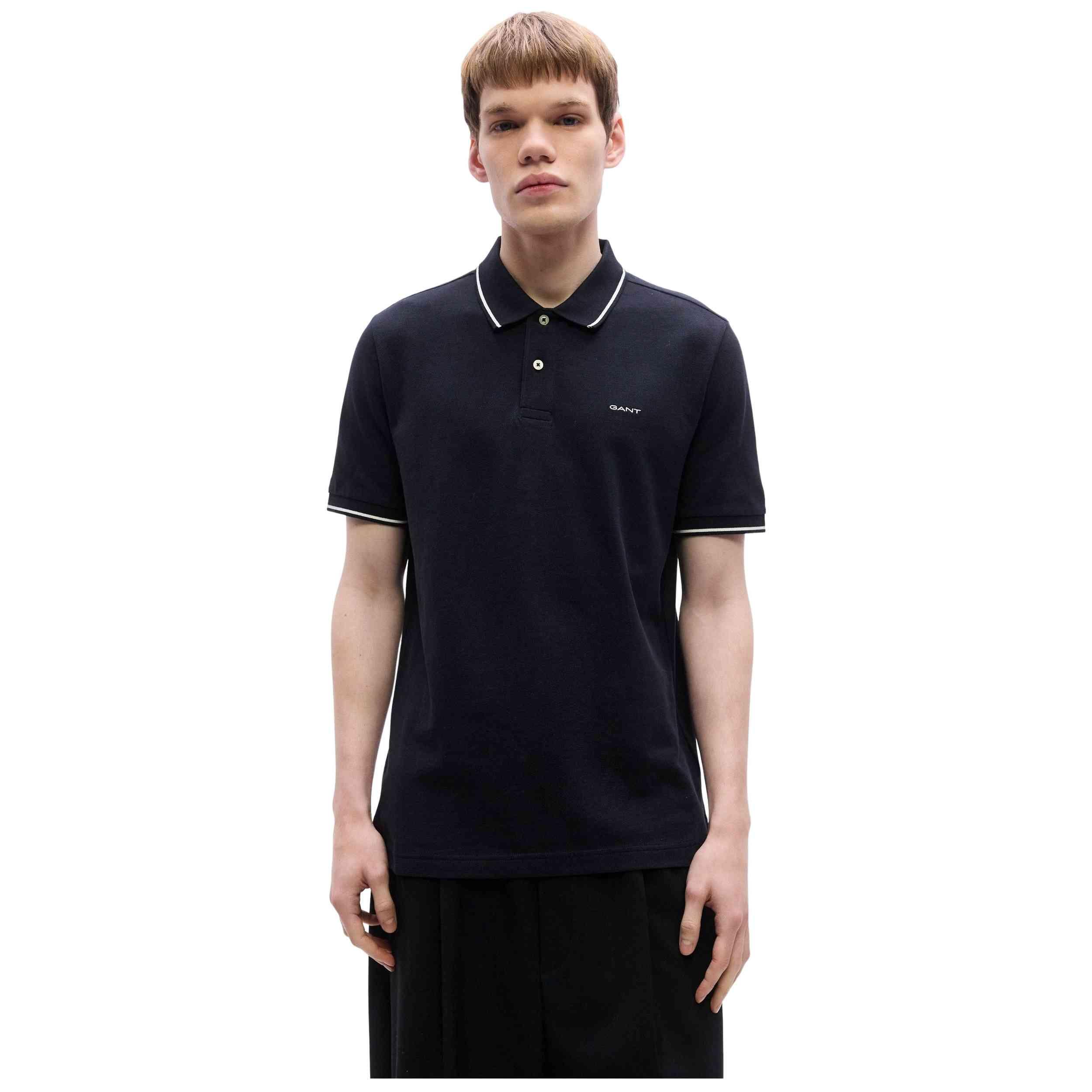 Korte mouw poloshirt Gant model 742403200003 voor mannen 4/5