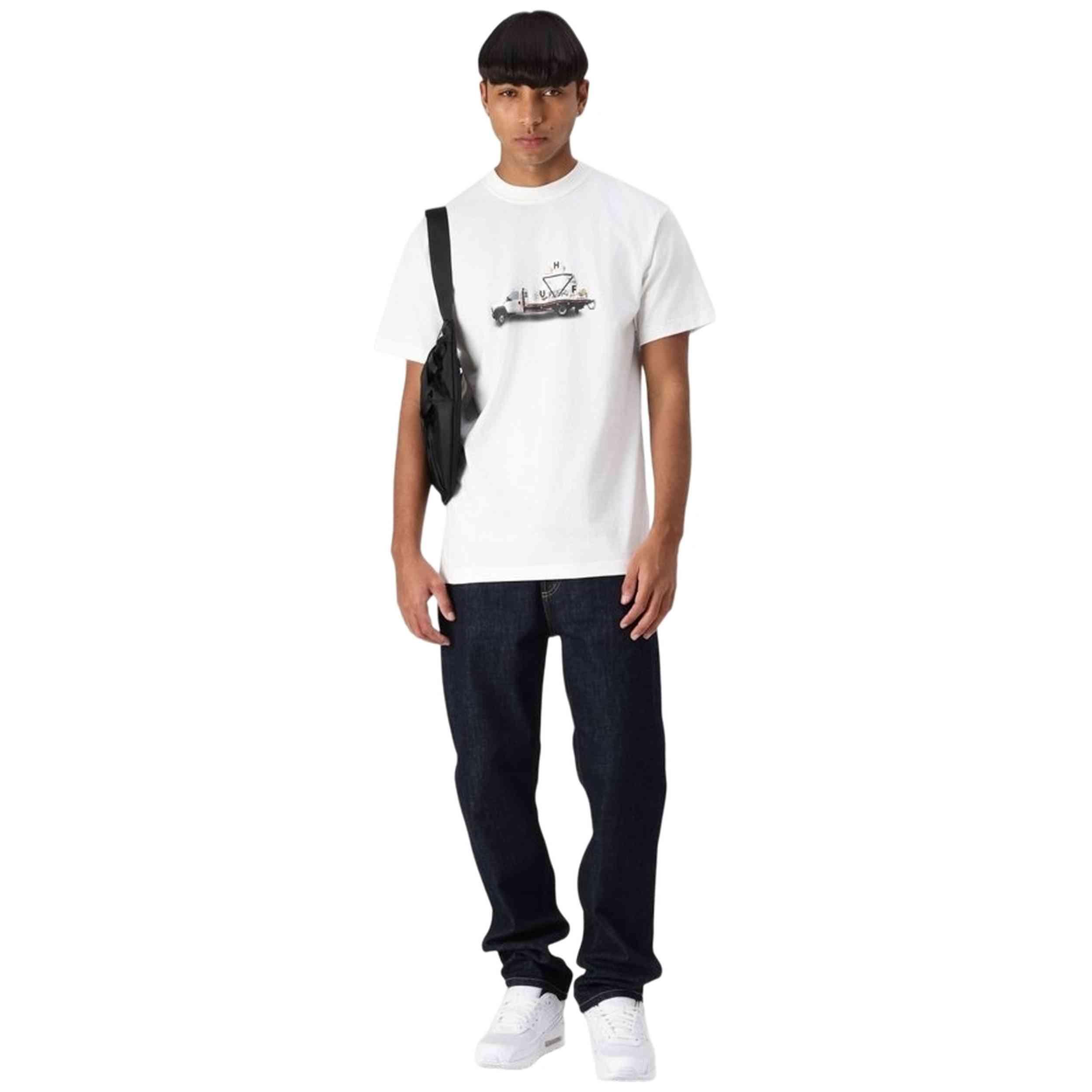 T-shirt met korte mouwen Huf model TS02409-WHT voor mannen 2/5
