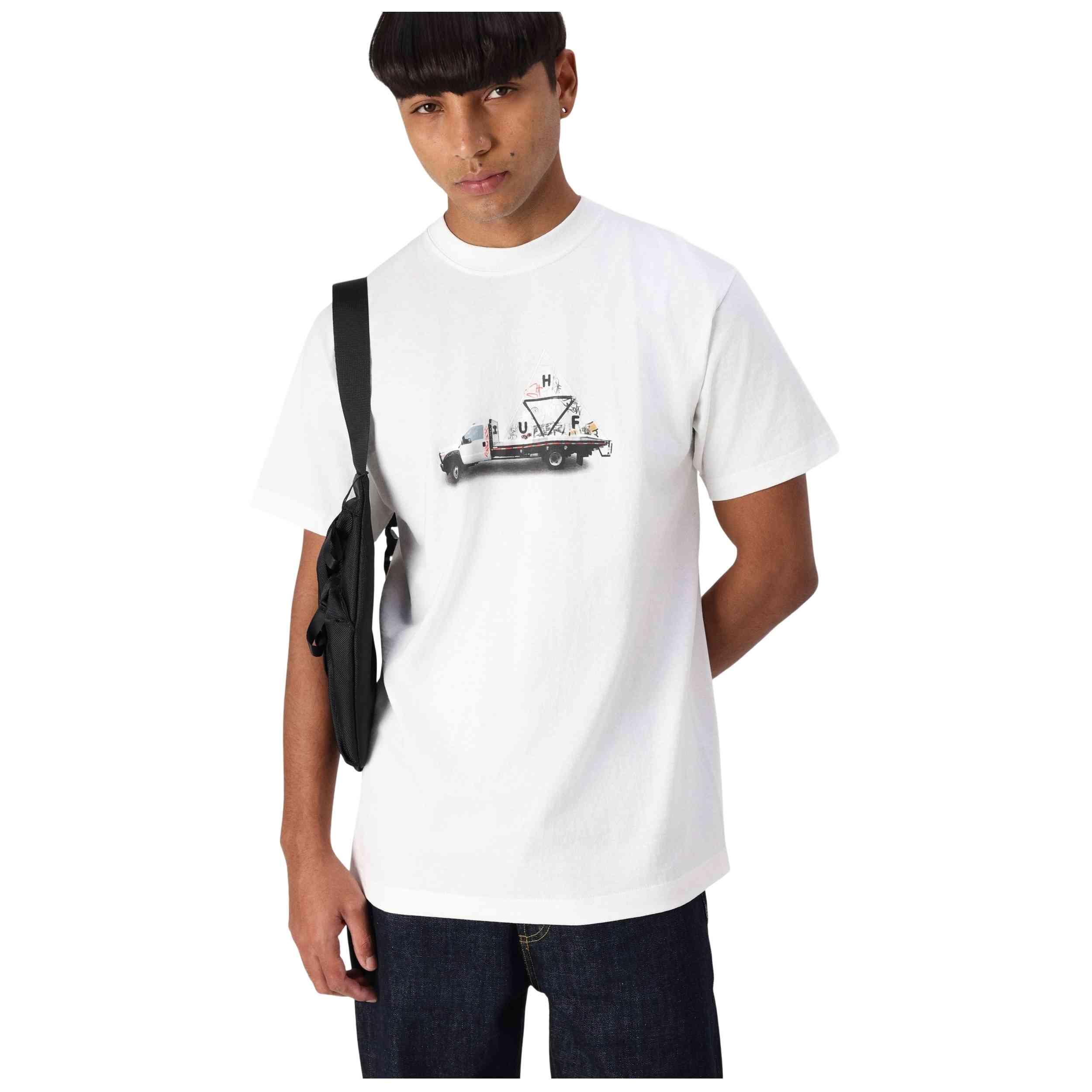T-shirt met korte mouwen Huf model TS02409-WHT voor mannen 5/5
