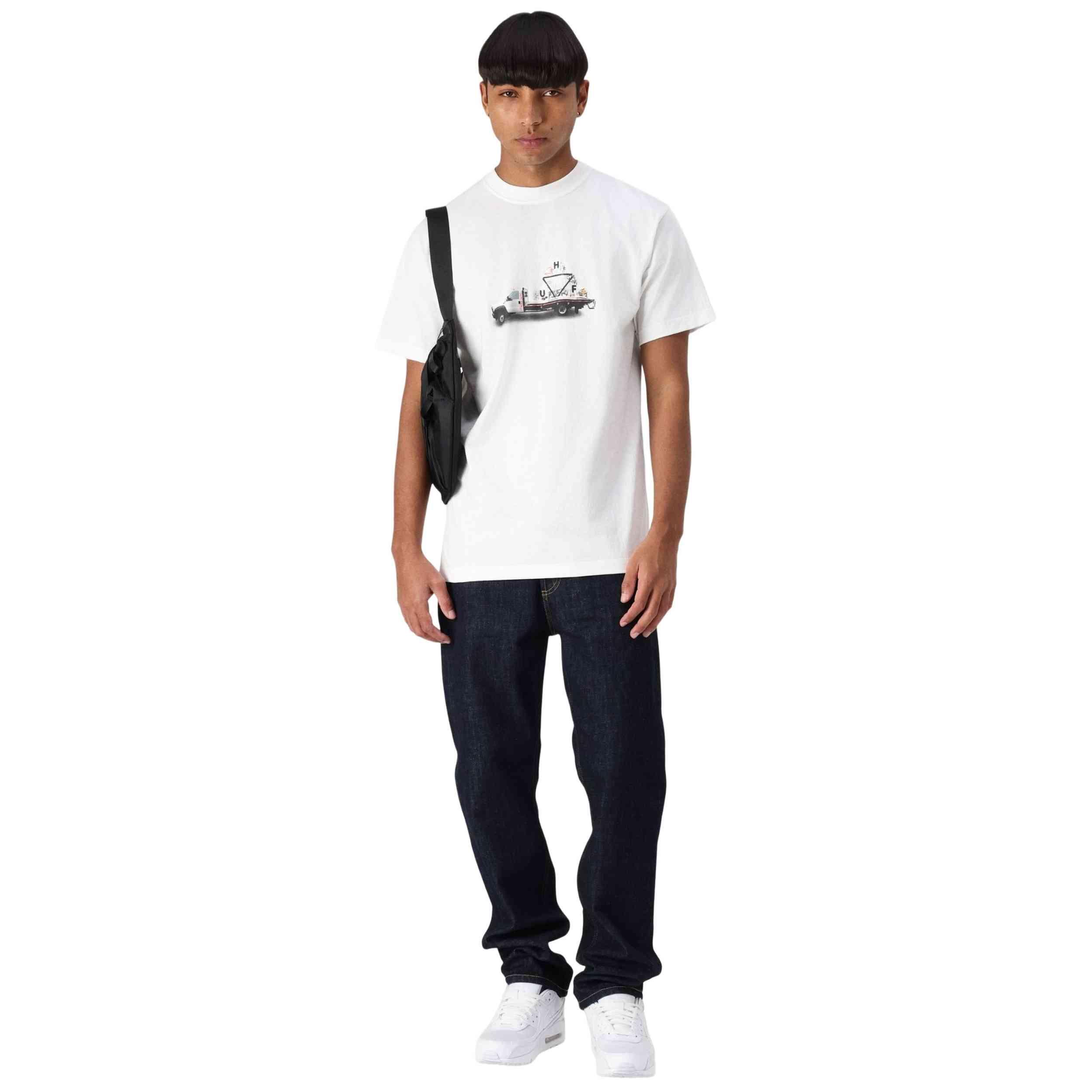 T-shirt met korte mouwen Huf model TS02409-WHT voor mannen 4/5