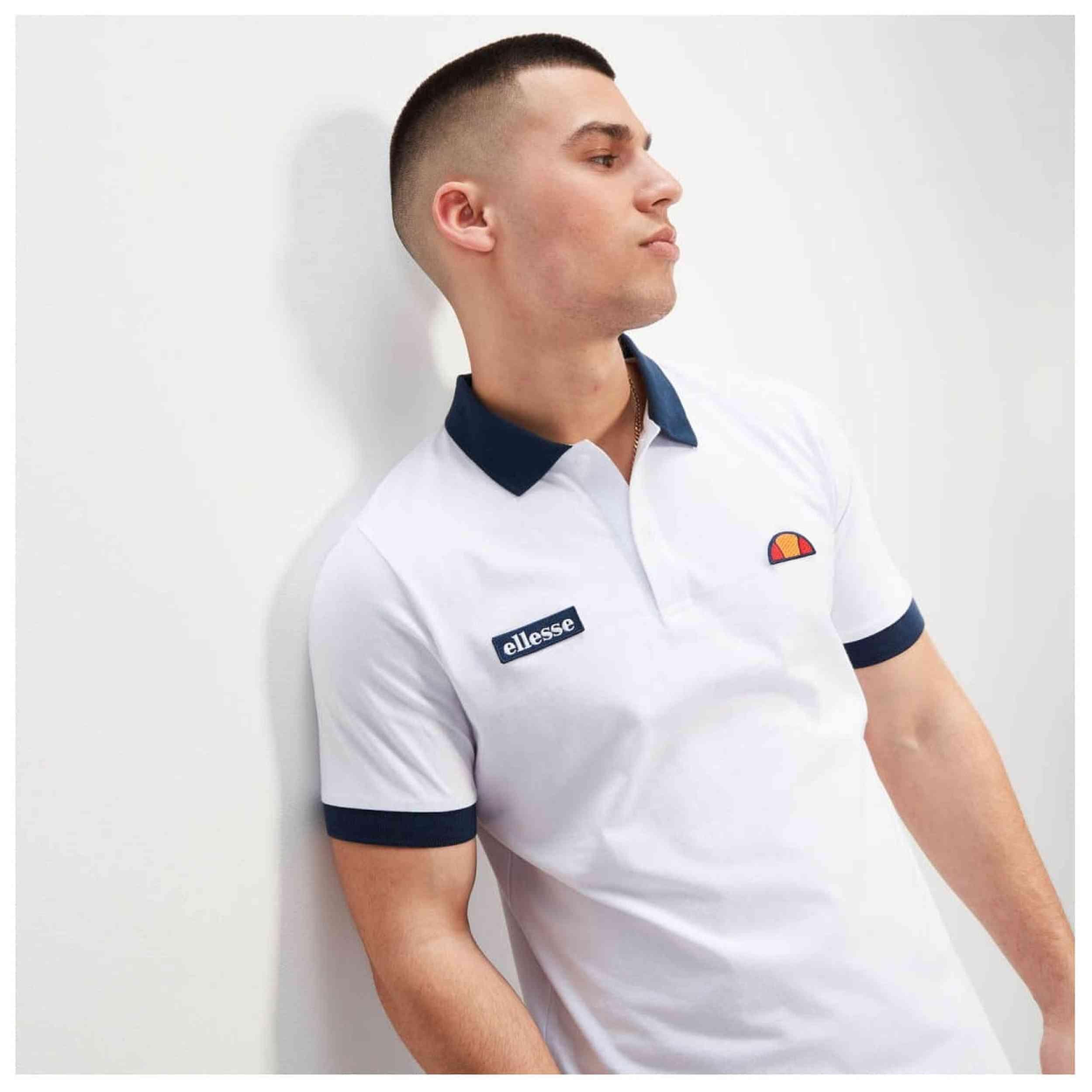 Polo a maniche corte Ellesse modello SHR1004-WHT per uomini 4/4