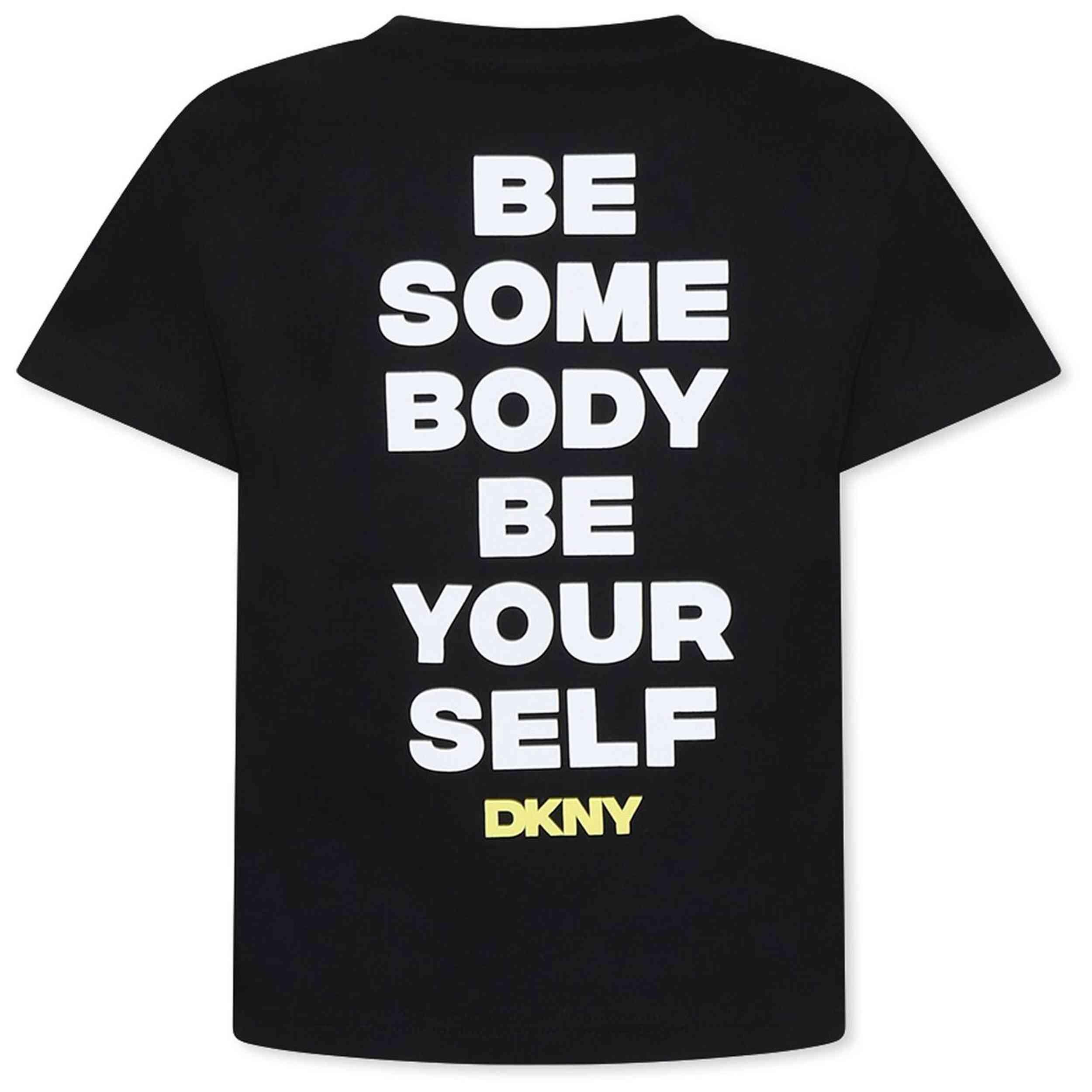 T-shirt met korte mouwen Dkny model D62300_09B voor jongens 2/3