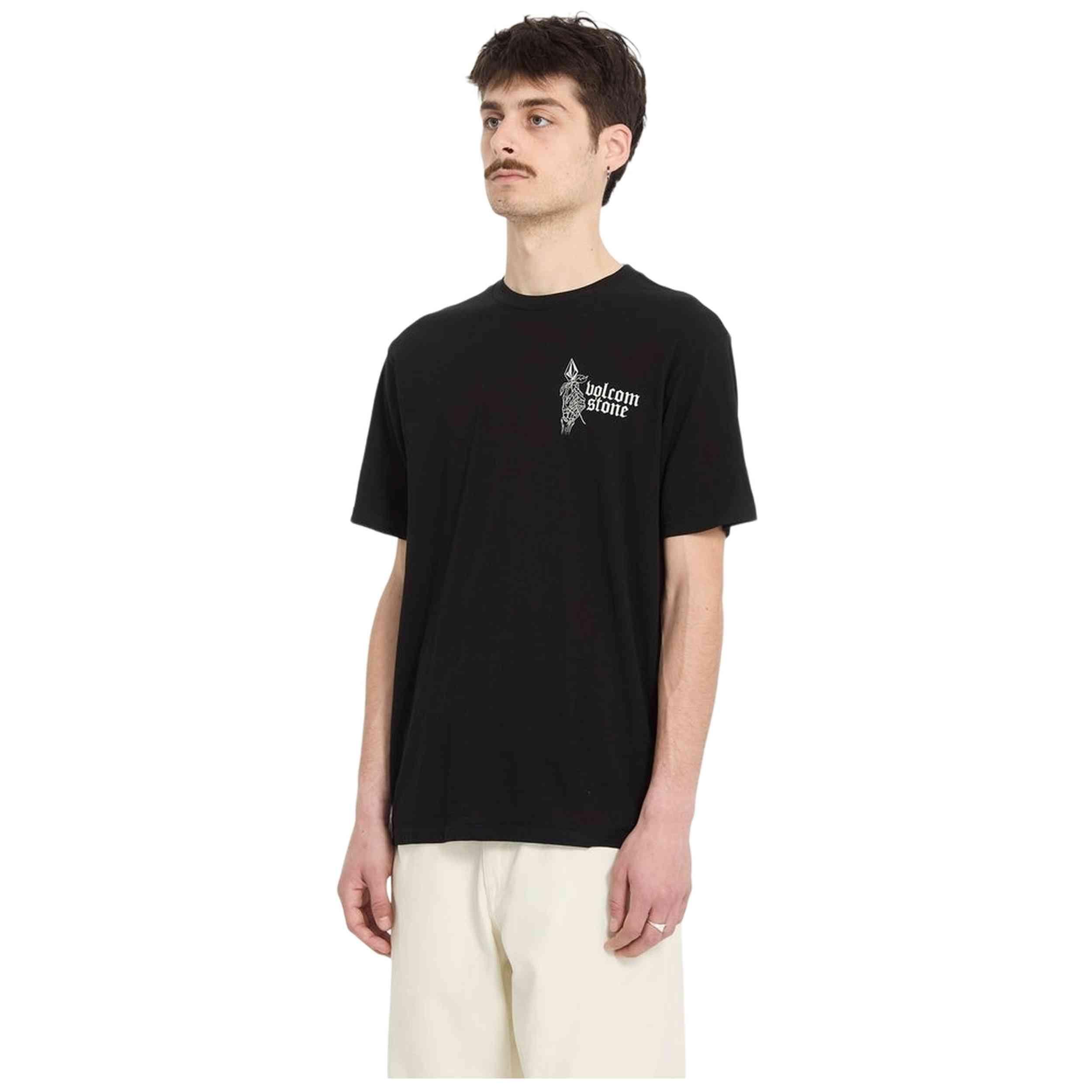 Kurzarmshirt Volcom Modell A5012614-BLK für männer 3/5