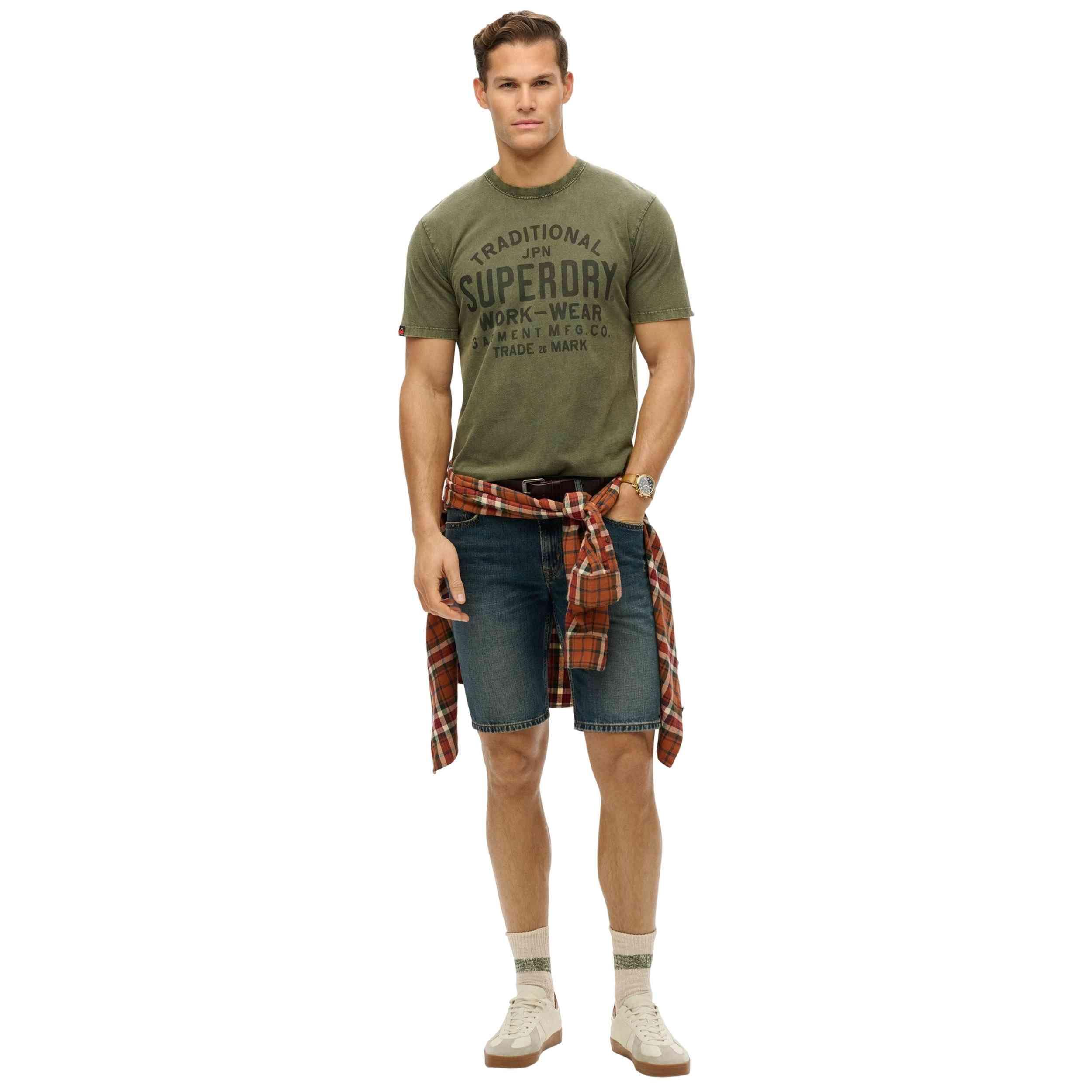 Maglia a maniche corte Superdry modello M1012204A_9IO per uomini 2/5