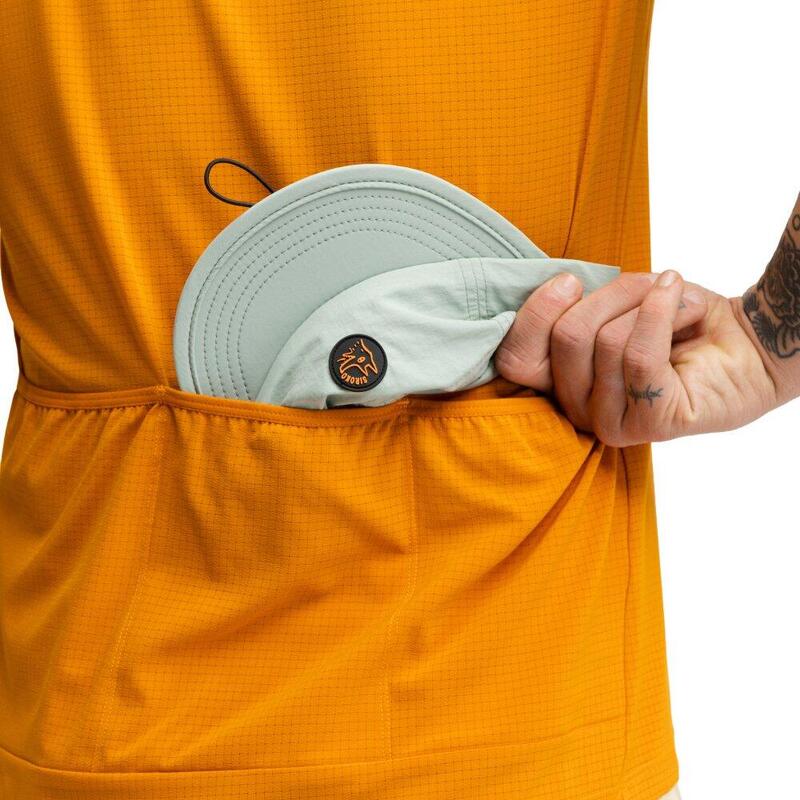 Tricou tehnic de cu mânecă scurtă pentru bărbați Pilgrim Orange Portocaliu
