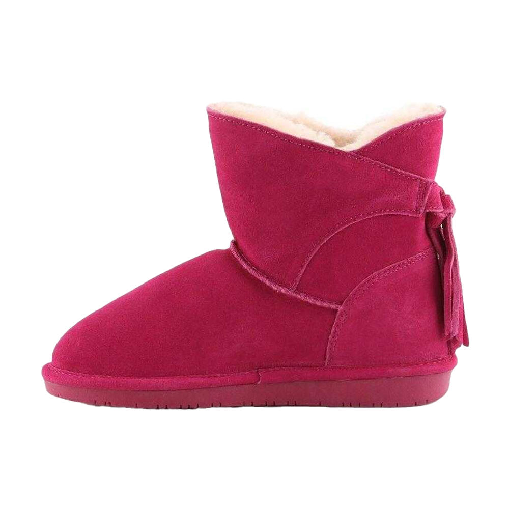 Stivali Da Neve PelleDonna Bearpaw Mia Pom Berry Rosa 3/6