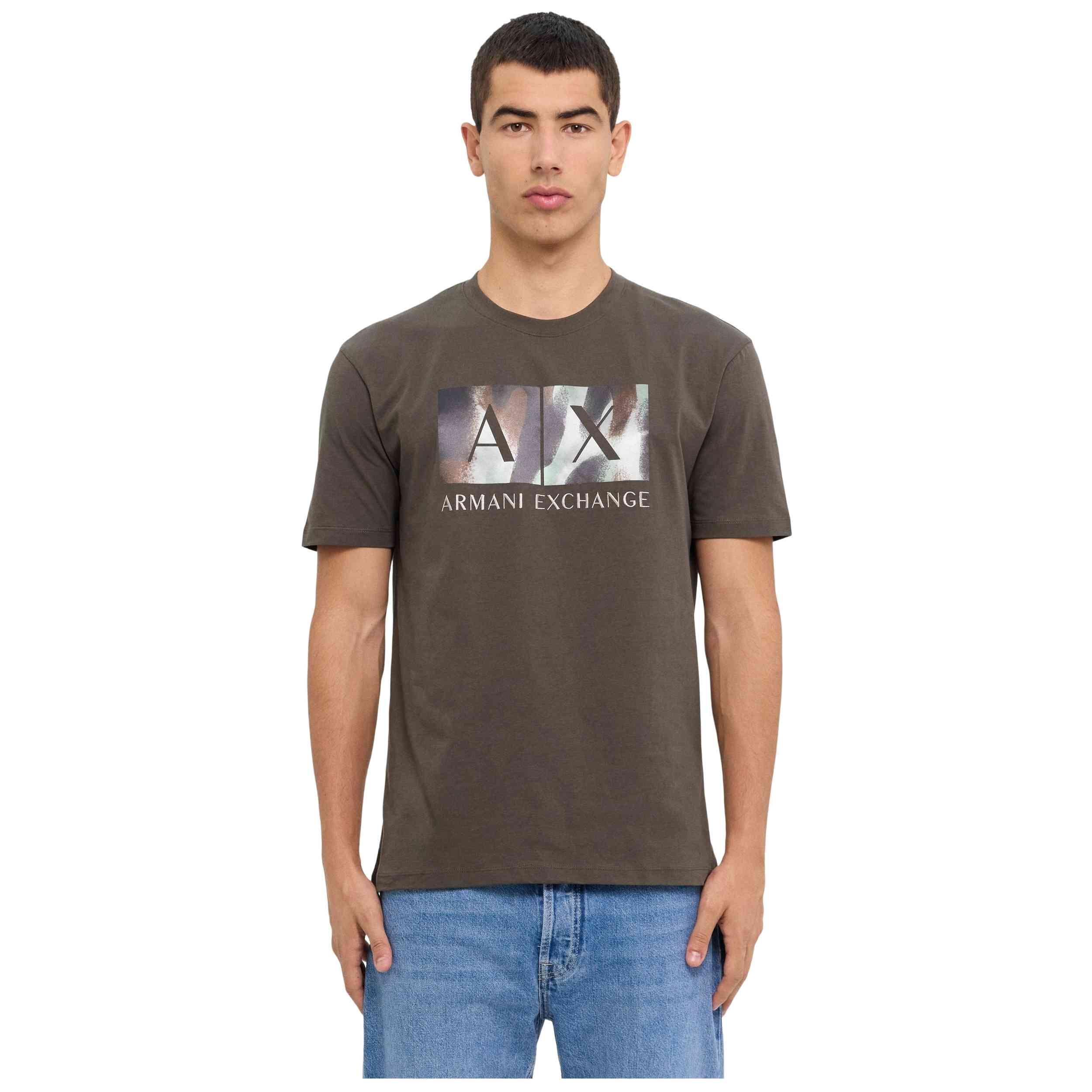 Camiseta de manga corta Armani exchange modelo 040302200008 para hombre 1/4