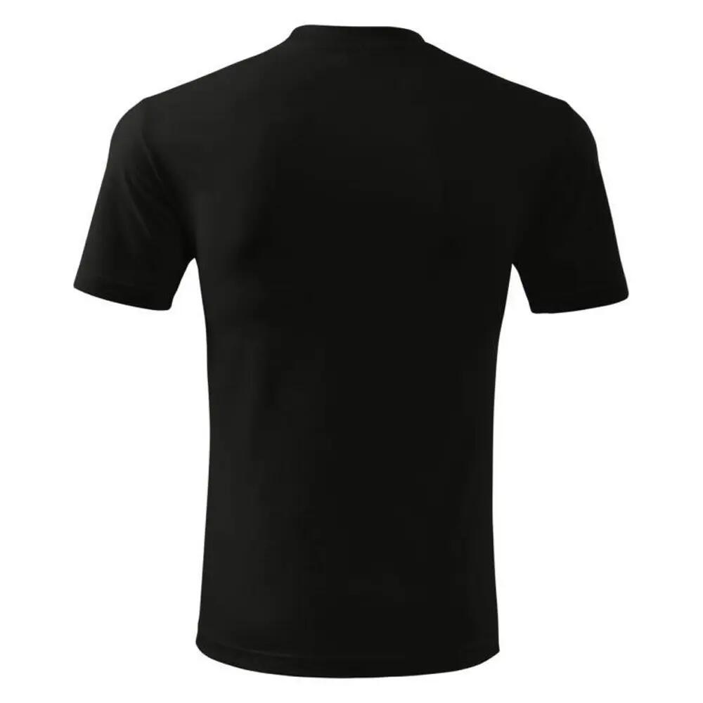 Unisex Adult Zwaar TShirt (Zwart) 2/3