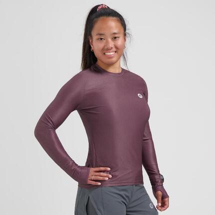 Haut de sport à manches longues pour femme