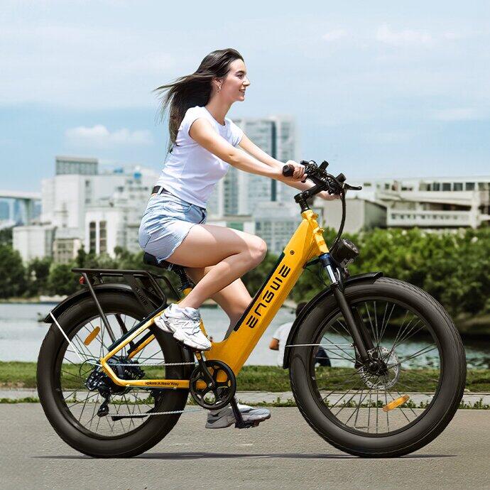 E26 ST Bicicleta eléctrica adulto 250W, 48V 16Ah, neumático ancho 26" 5/7
