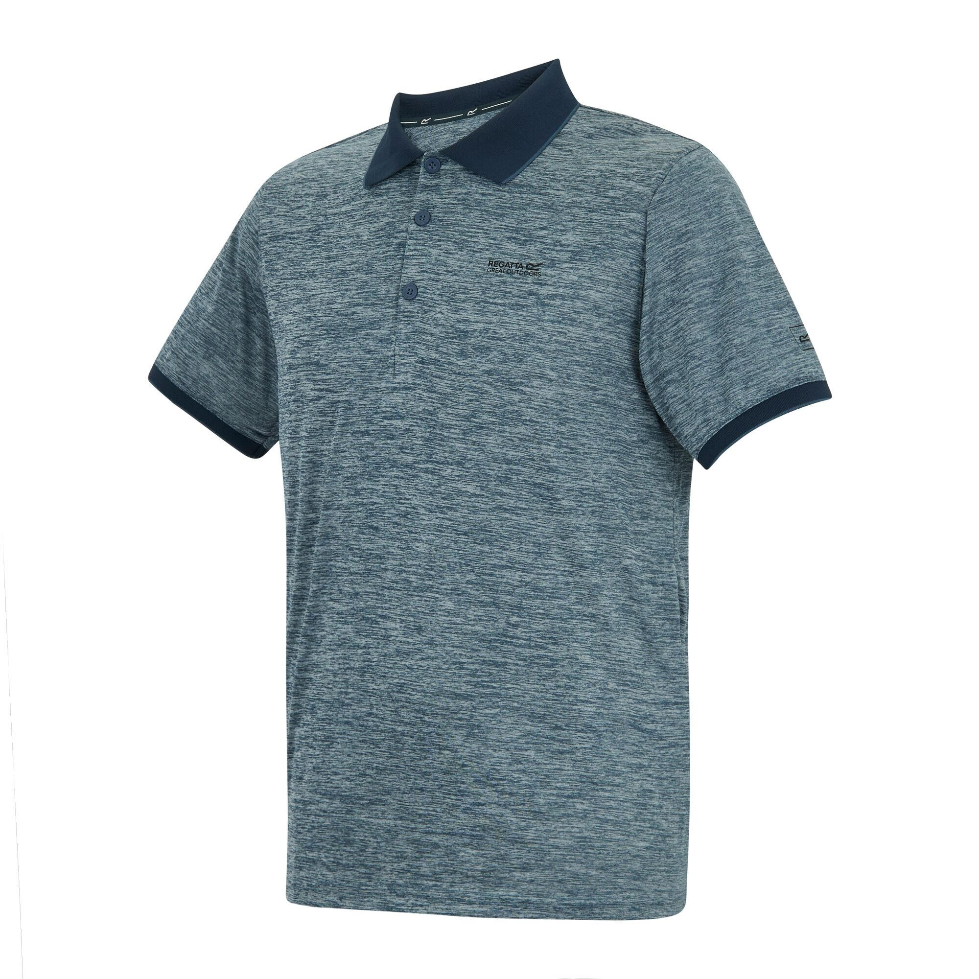 Maglietta Polo Maglia Uomo Regatta Remex II Blu Cina 3/5