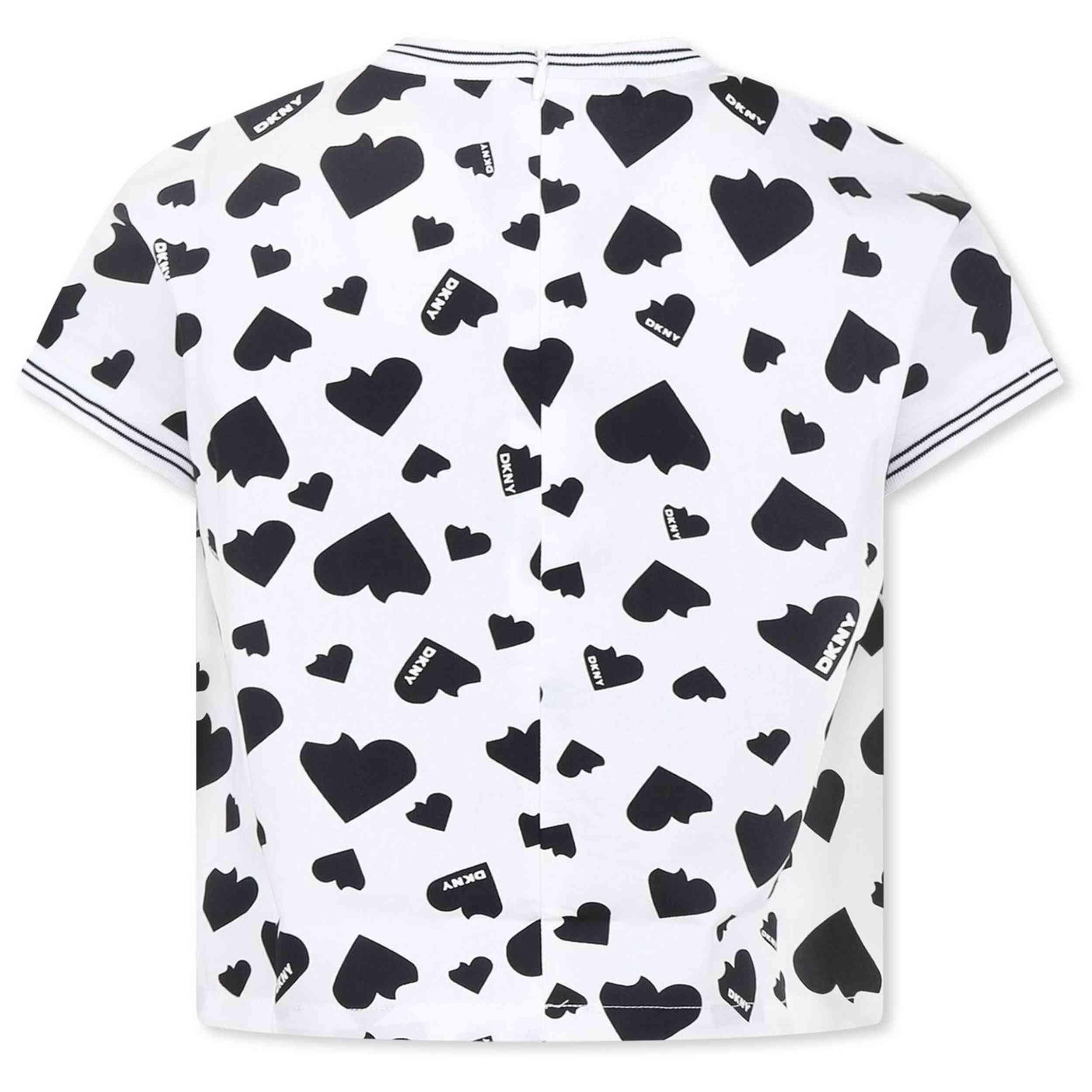 T-shirt met korte mouwen Dkny model D62315_N50 voor meisjes 2/3