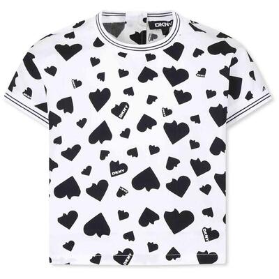 T-shirt met korte mouwen dkny model d62315_n50 voor meisjes