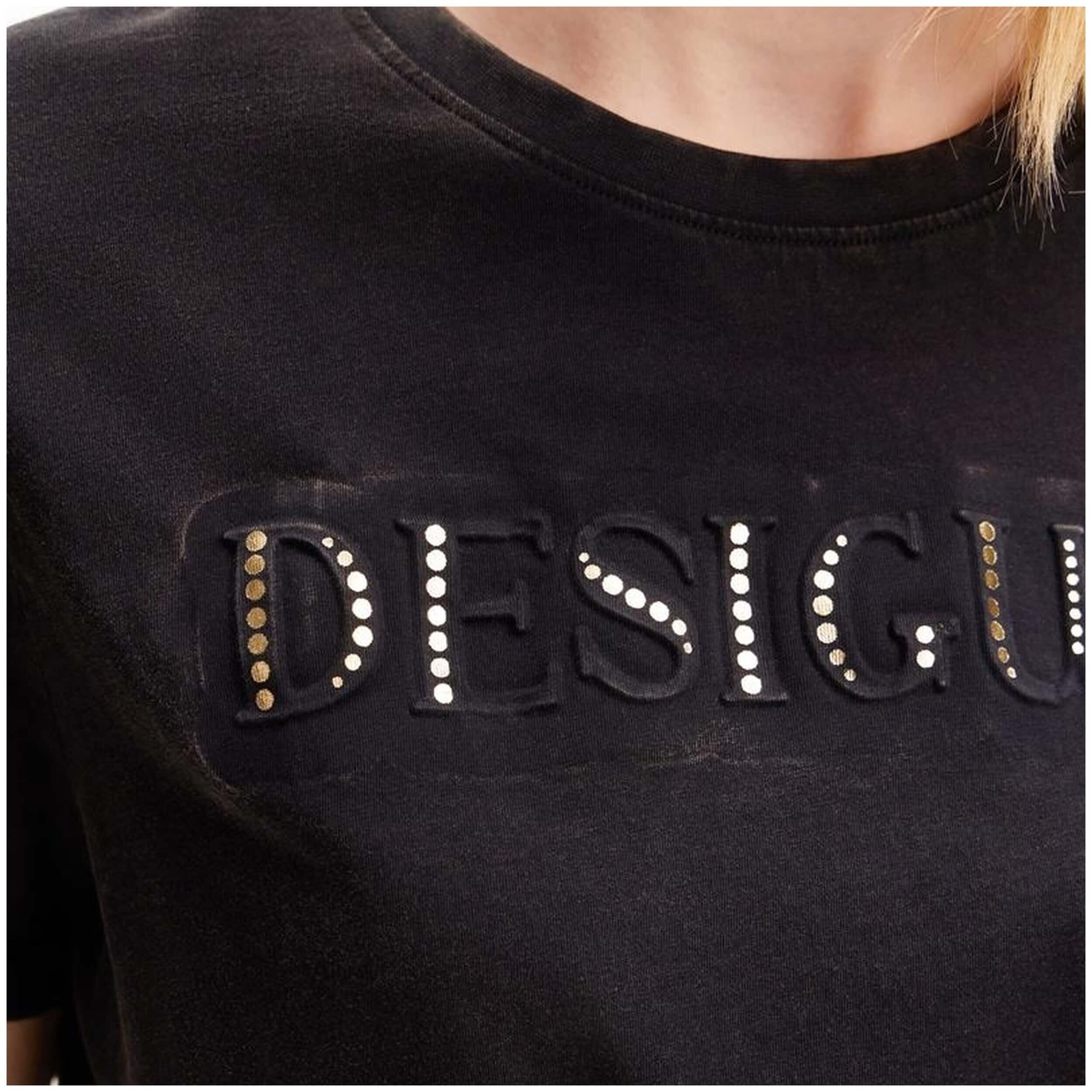 T-shirt Desigual modelo 24SWTK582038-BLK para mulheres 5/5