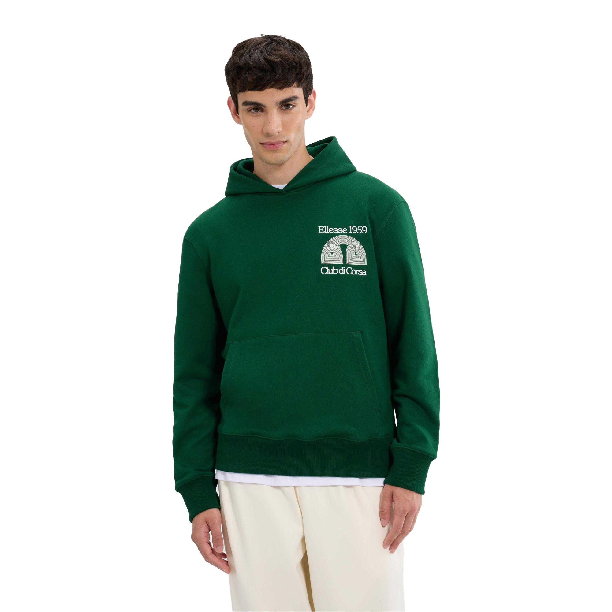 Sweat À Capuche CLUB DI CORSA Homme (Vert Foncé) 3/4