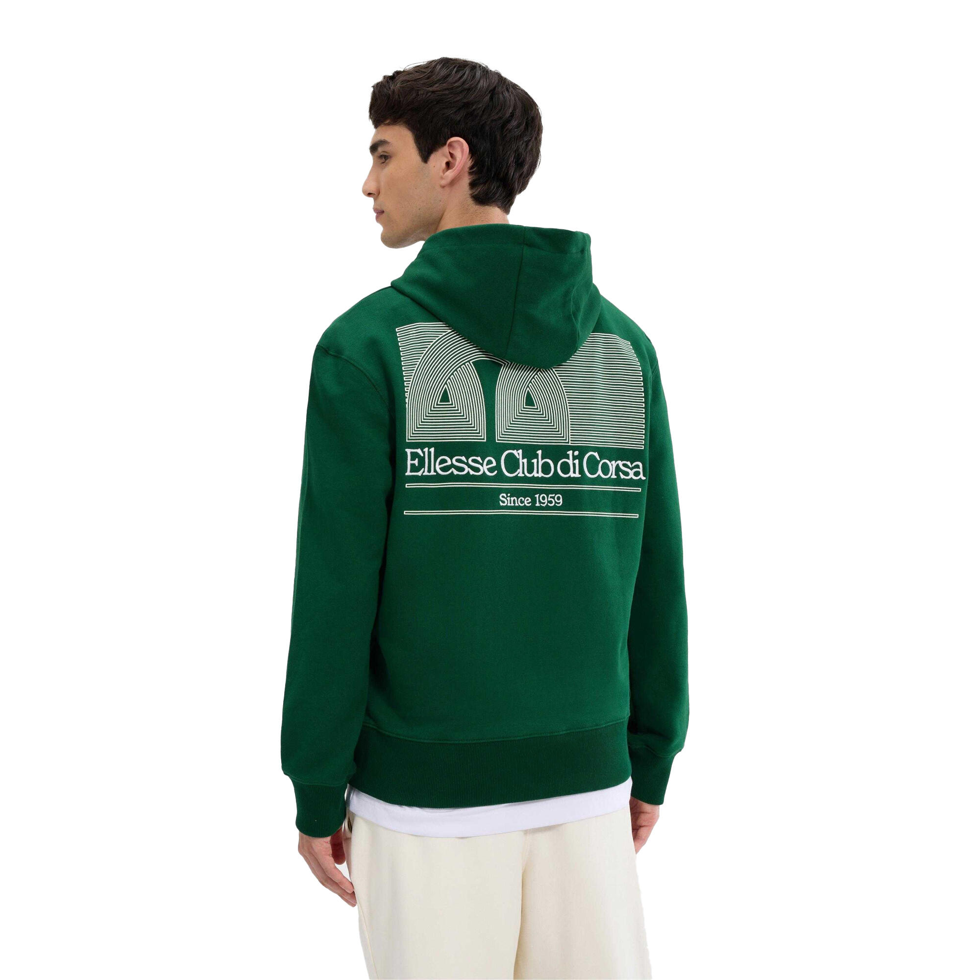 Sweat À Capuche CLUB DI CORSA Homme (Vert Foncé) 2/4