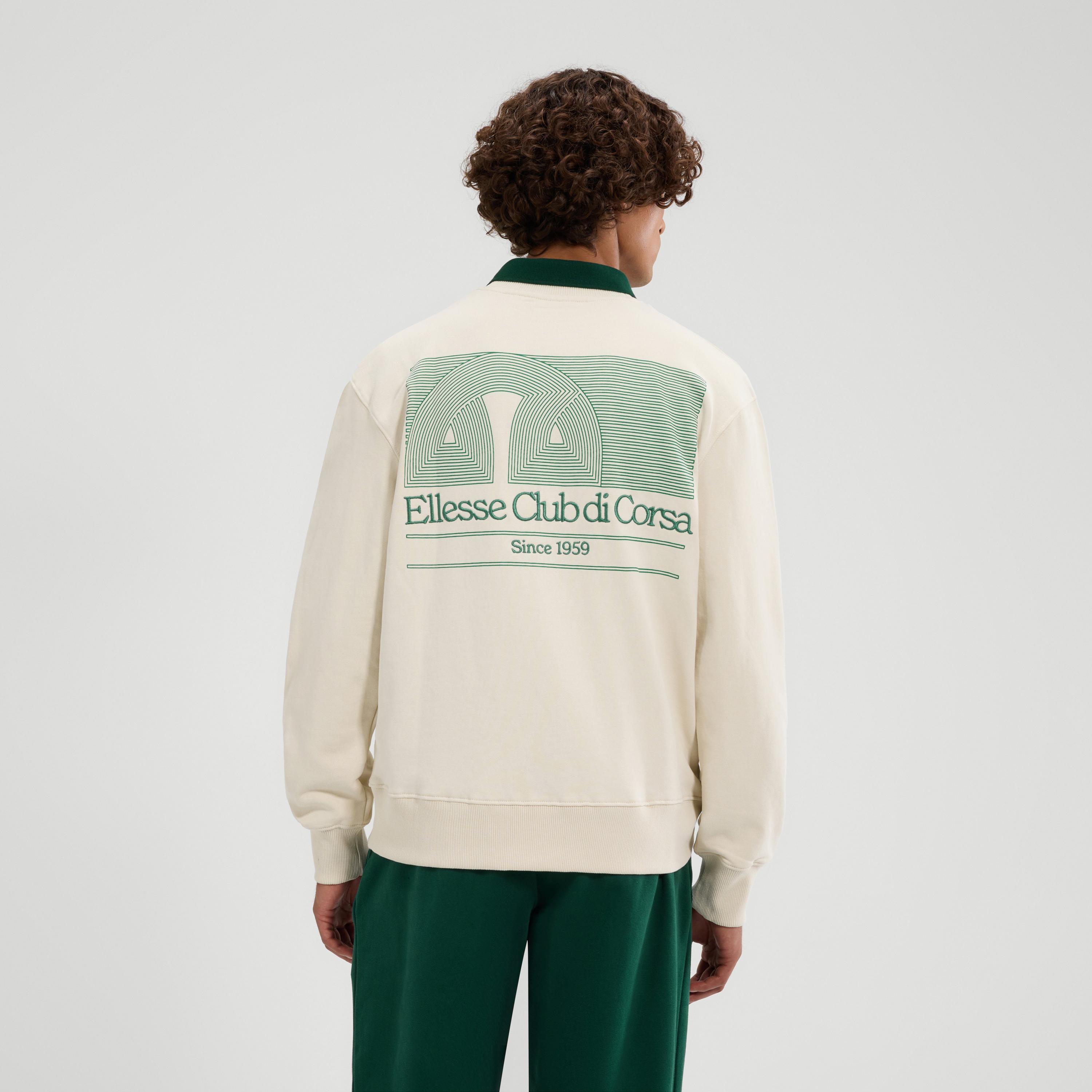 Sweat CLUB DI CORSA Homme (Blanc Cassé) 4/4