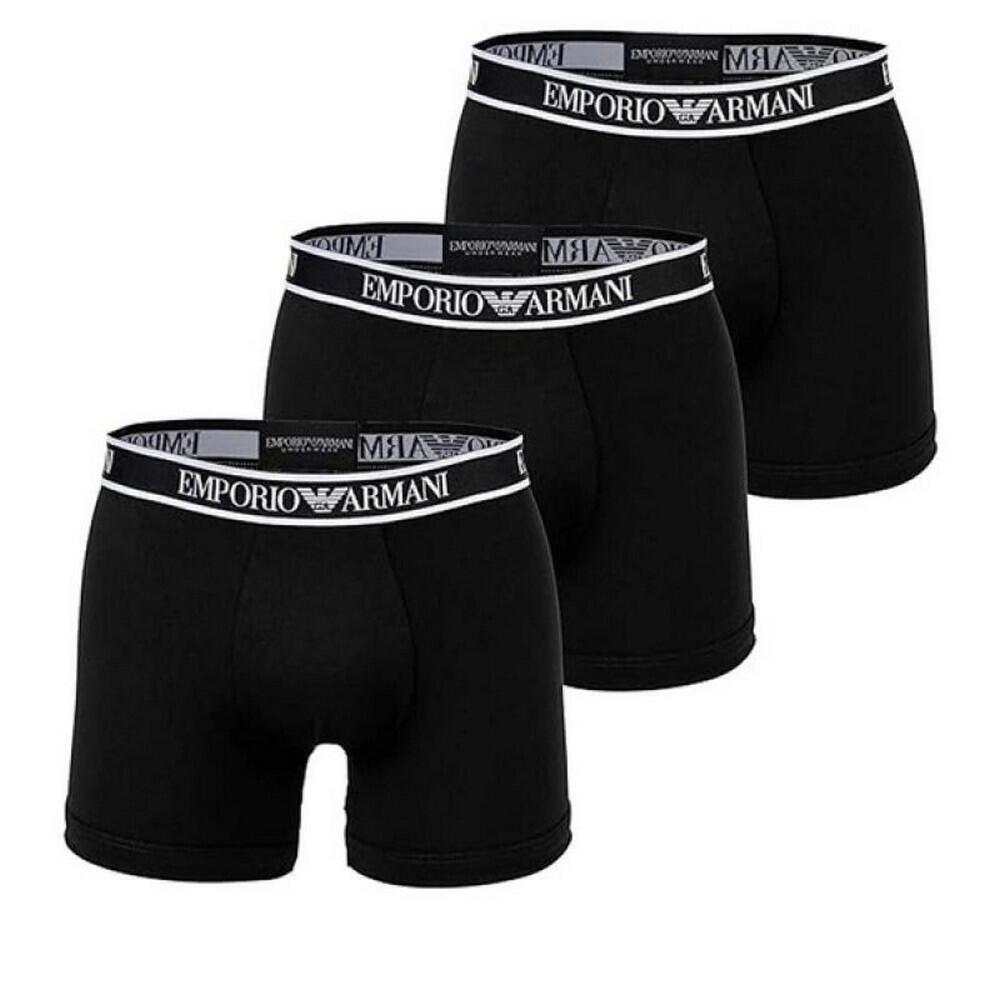 Boxer Uomo Misura Confezione 3 Emporio Armani Nero 2/3