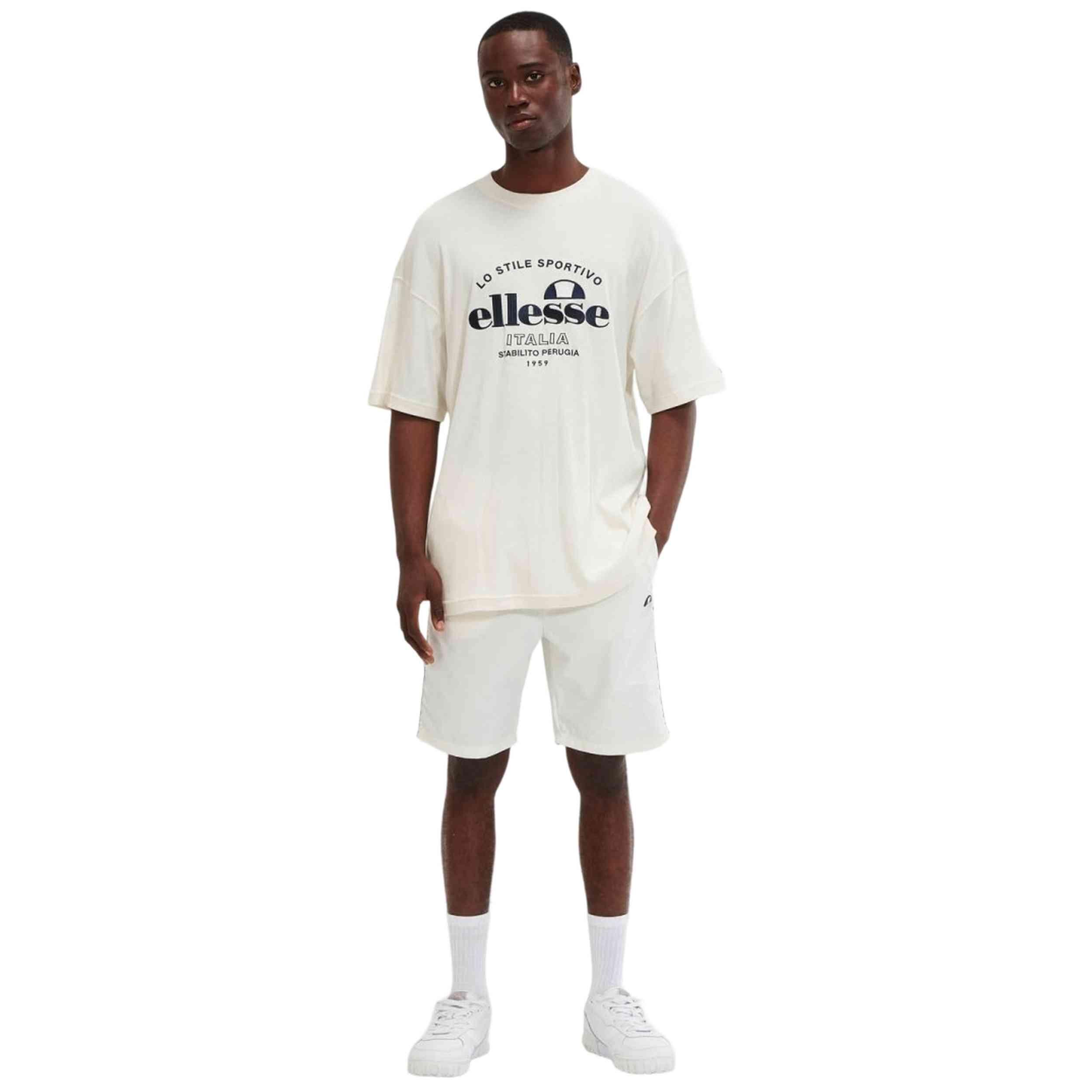 Kurzarmshirt Ellesse Modell SHV20203-OFW für männer 2/5