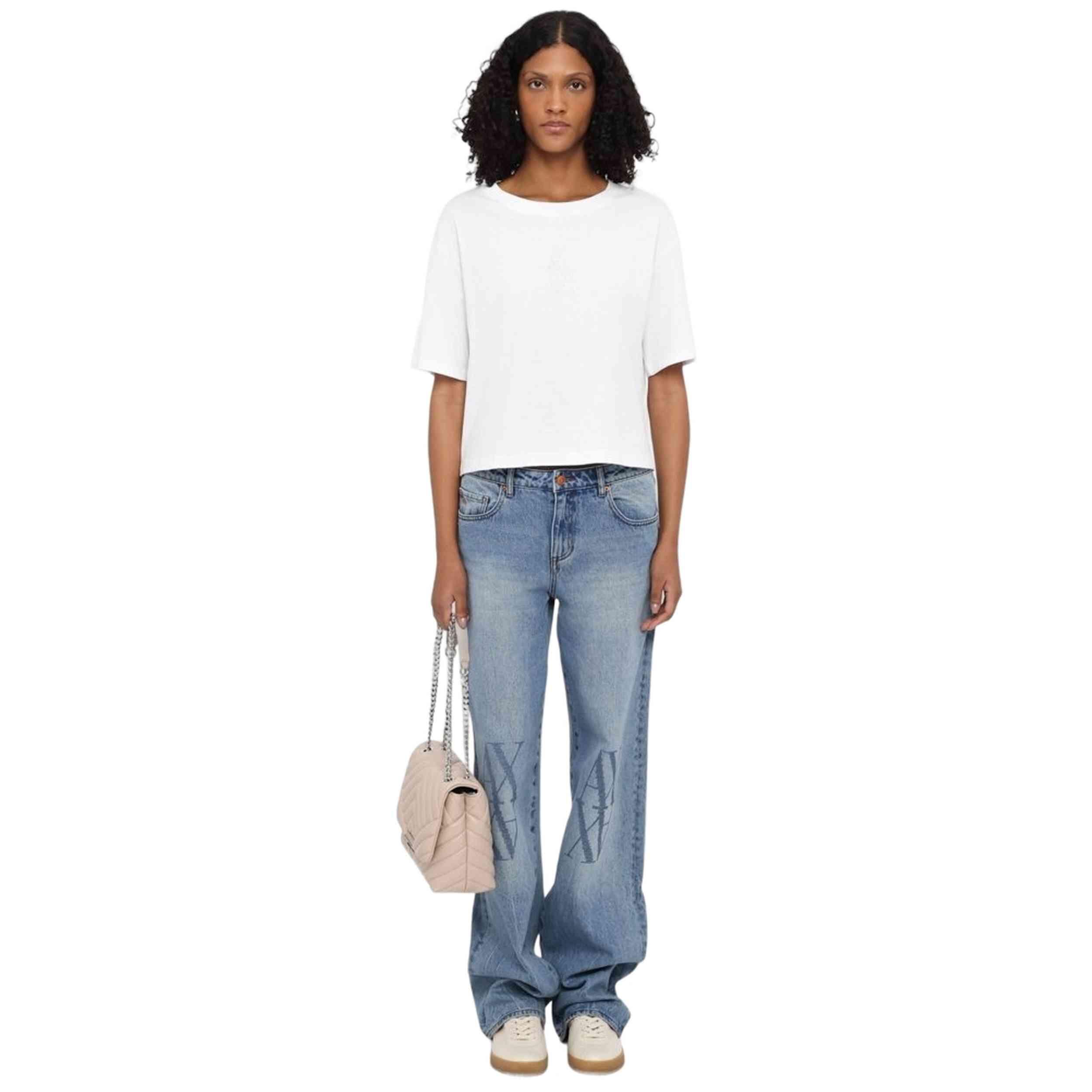 Camiseta de manga corta Armani exchange modelo 040303200010 para mujer 2/5