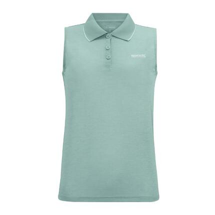 Polo Sans Manches TIMA Femme (Turquoise)
