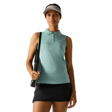 Polo Sans Manches TIMA Femme (Bleu Marine)
