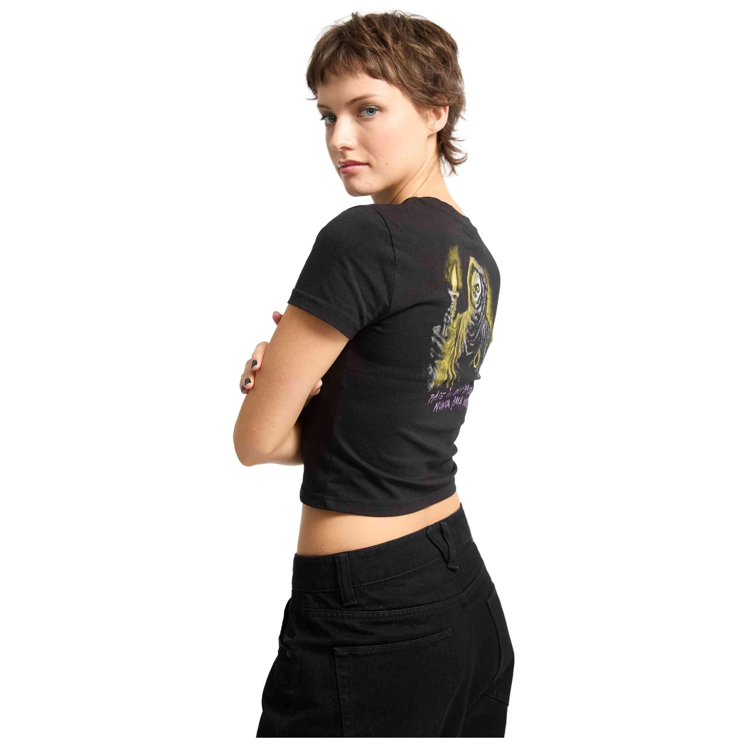 T-shirt Volcom modelo B3532512-BLK para mulheres 5/5