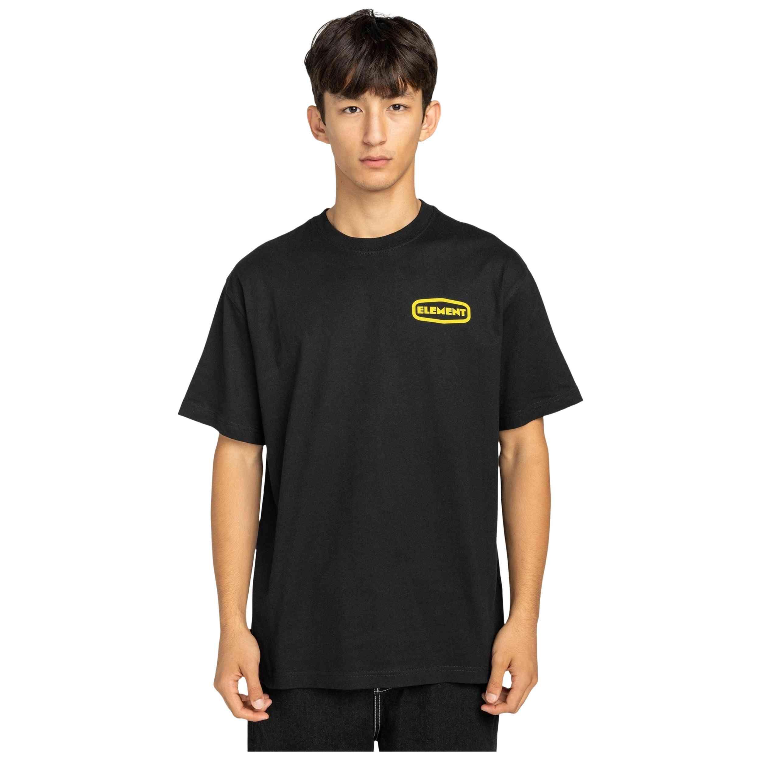 T-shirt Element modelo ELYZT00567-FBK para homem 3/5