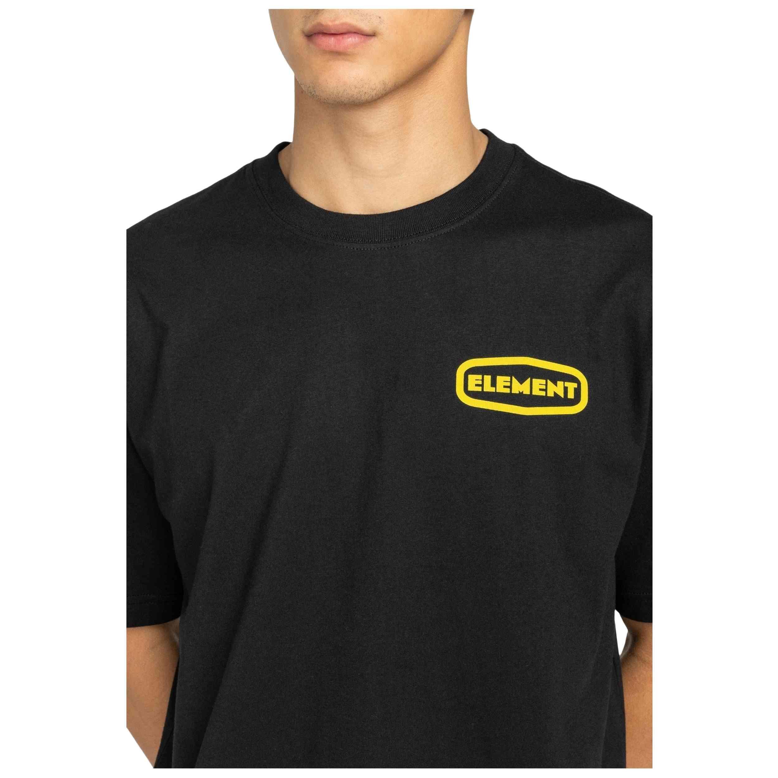 T-shirt Element modelo ELYZT00567-FBK para homem 4/5
