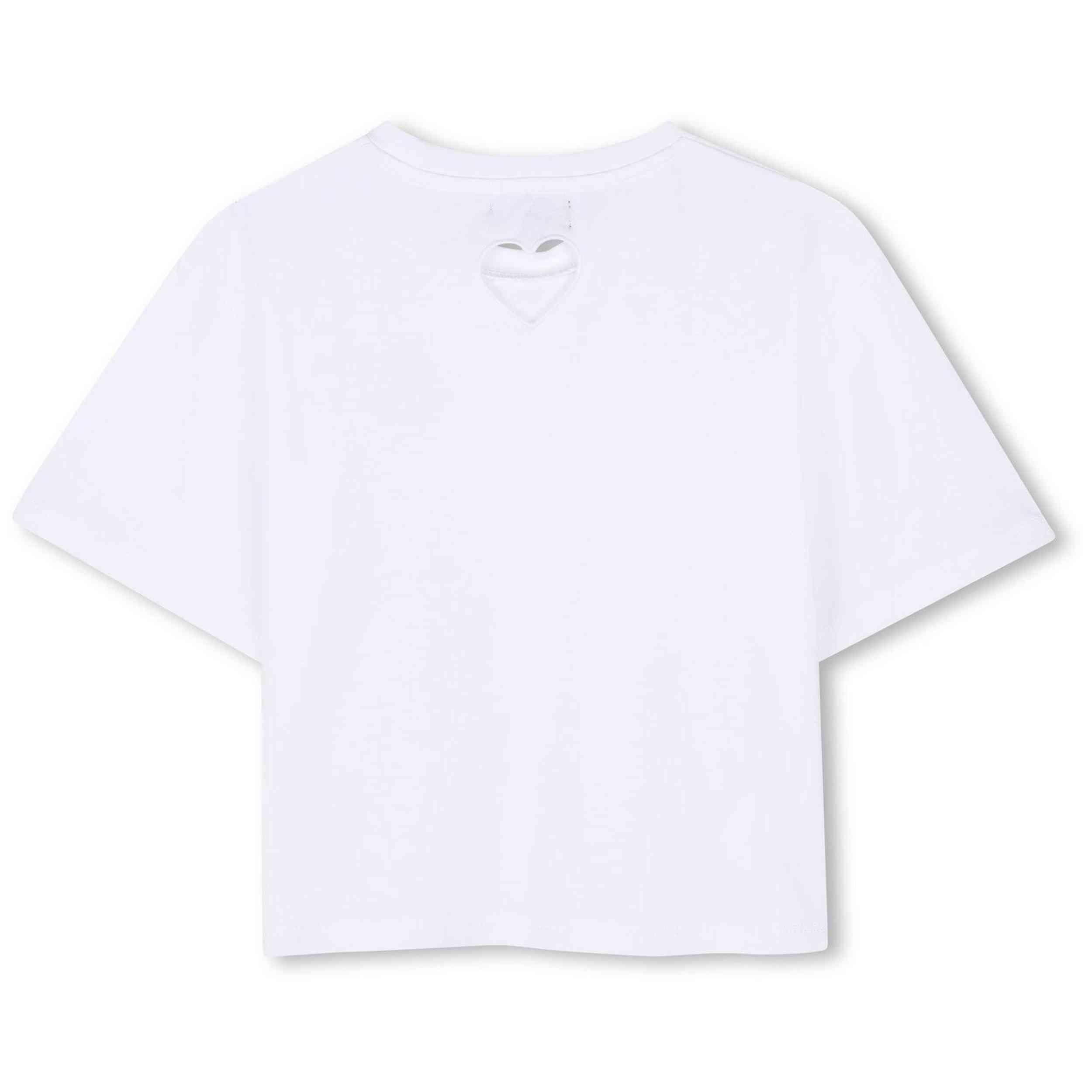 T-shirt met korte mouwen Dkny model D62311_10P voor meisjes 3/4