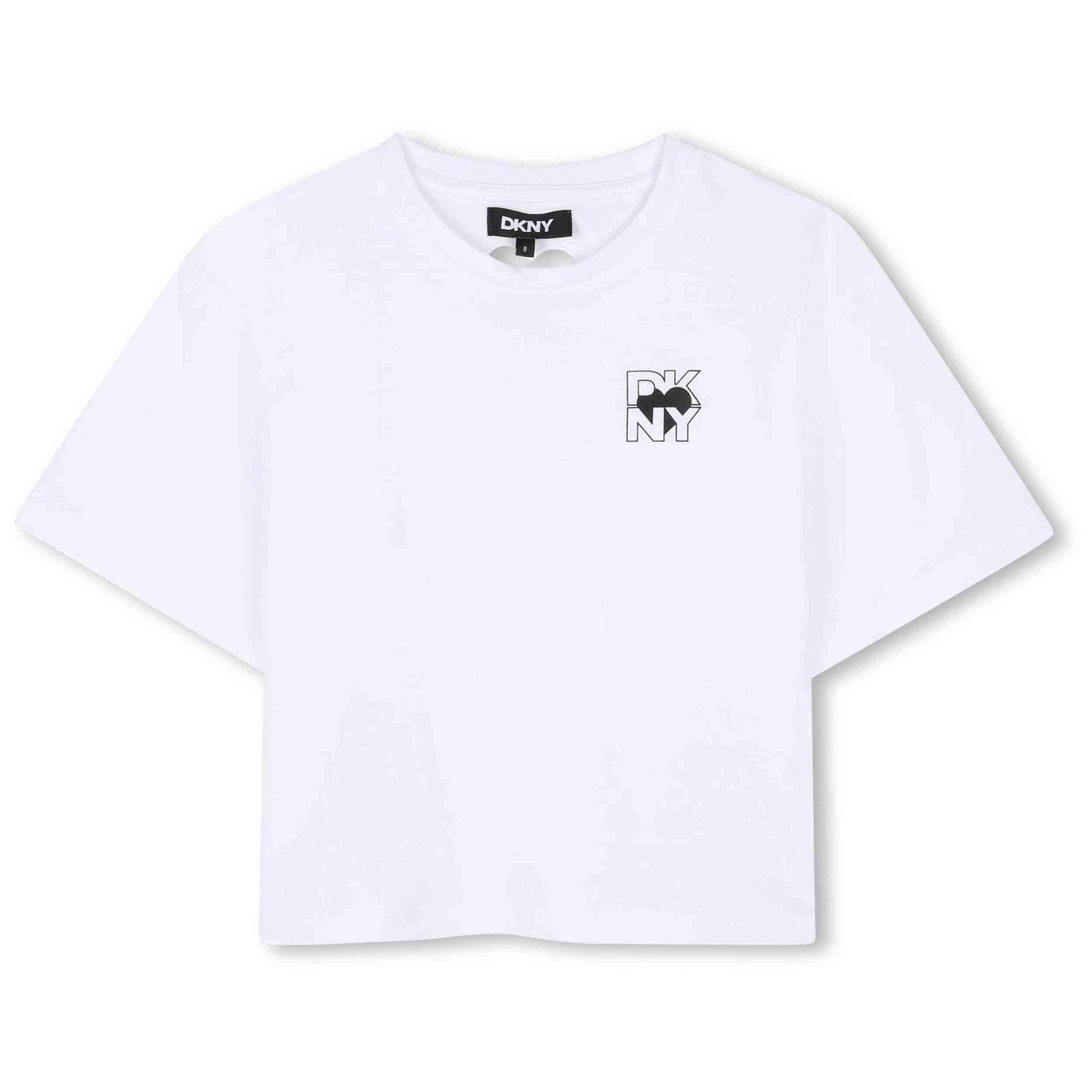 T-shirt met korte mouwen Dkny model D62311_10P voor meisjes 2/4