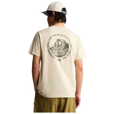 T-shirt met korte mouwen the north face model nf0a8ga7dom1 voor mannen