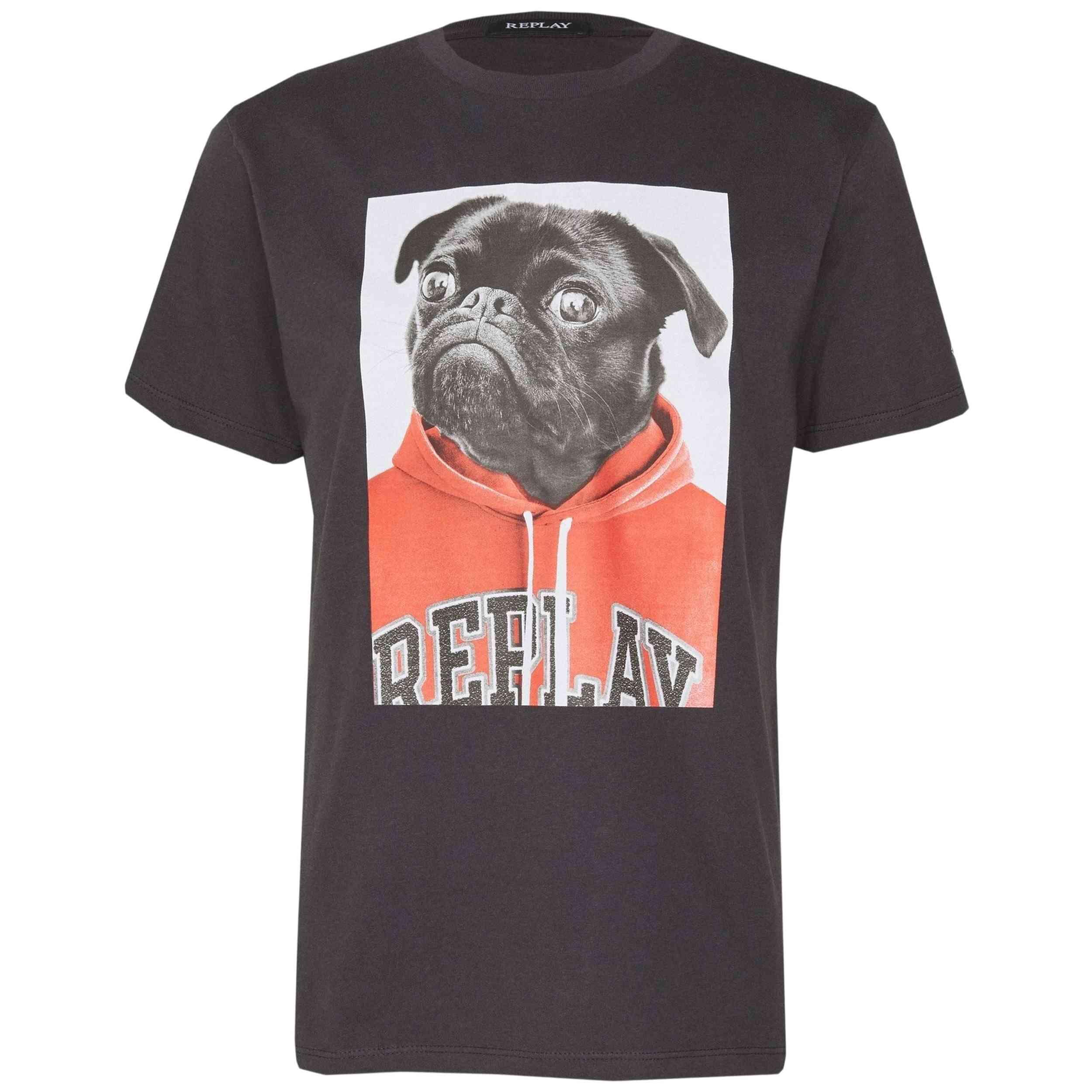 Maglia a maniche corte Replay modello M680800022662998 per uomini 4/5
