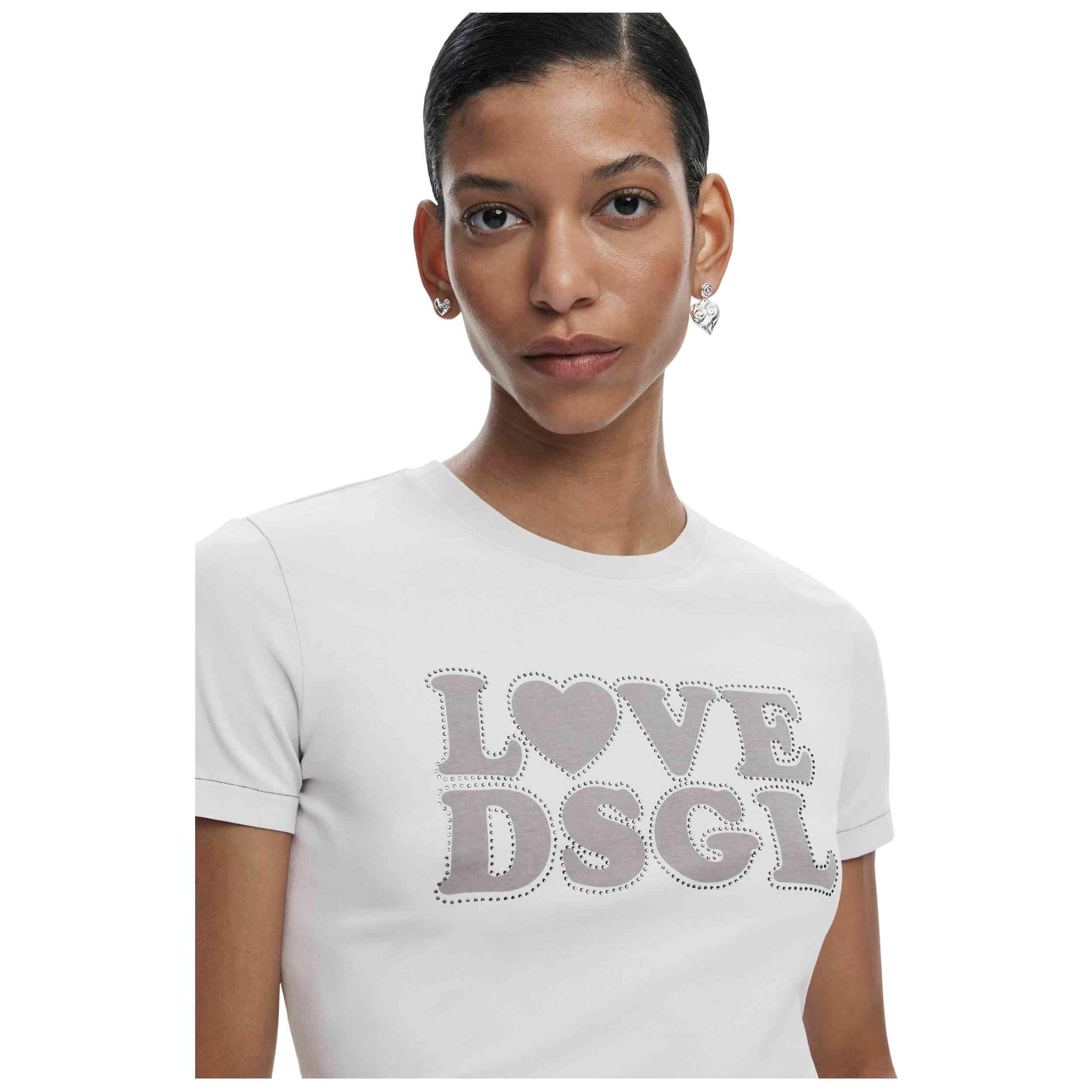 Kurzarmshirt Desigual Modell DESIG0303201 für frauen 3/5