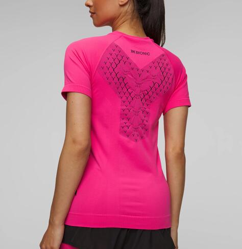 Koszulka biegowa damska X-Bionic Twyce Run Shirt SS Pink 2/6