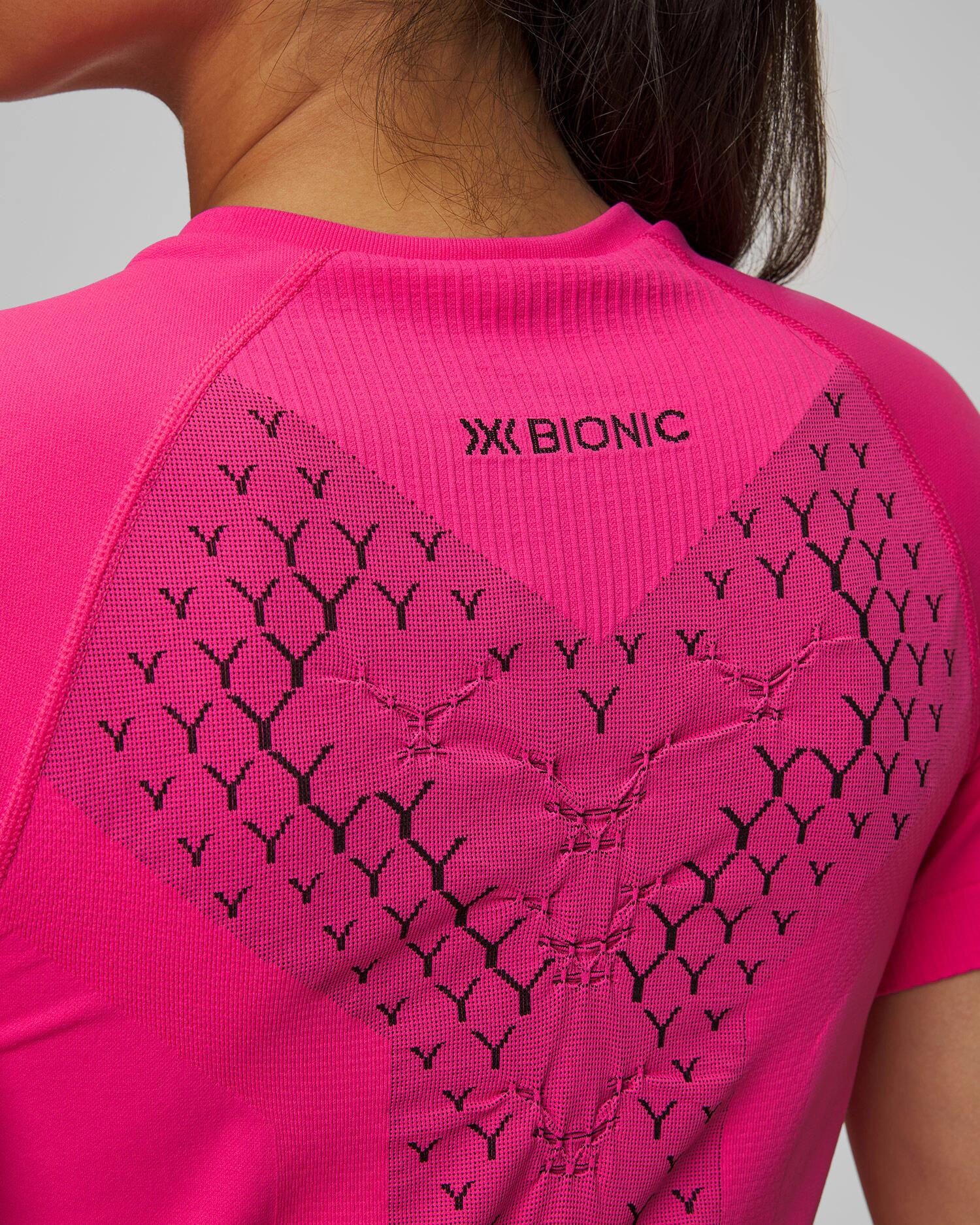 Koszulka biegowa damska X-Bionic Twyce Run Shirt SS Pink 5/6