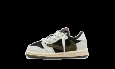 Schoenen - lifestyle - baby - air jordan 1 travis scott - sail/red